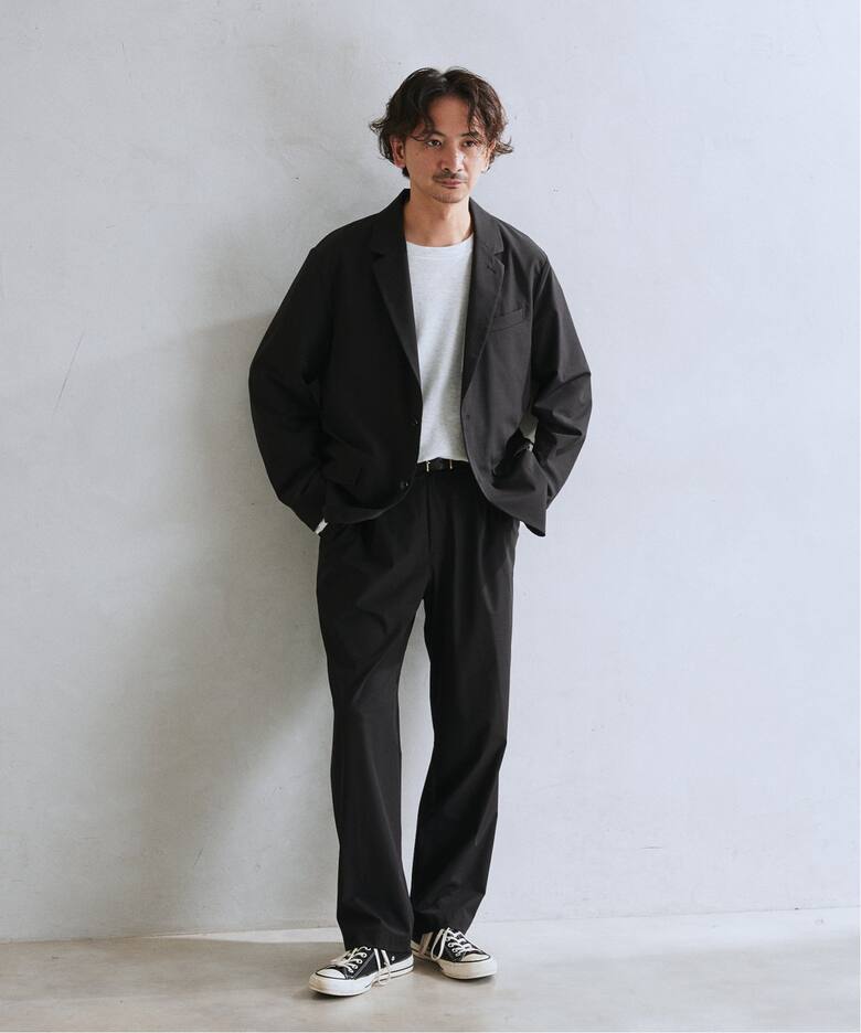 UNIFORM” ナイロン4WAYストレッチ 2Bジャケット（テーラードジャケット 