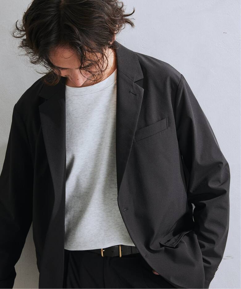 UNIFORM” ナイロン4WAYストレッチ 2Bジャケット（テーラードジャケット 