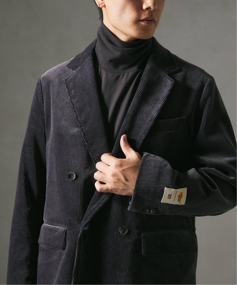 Brisbane moss 8W コーデュロイ ダブルジャケット（テーラード  