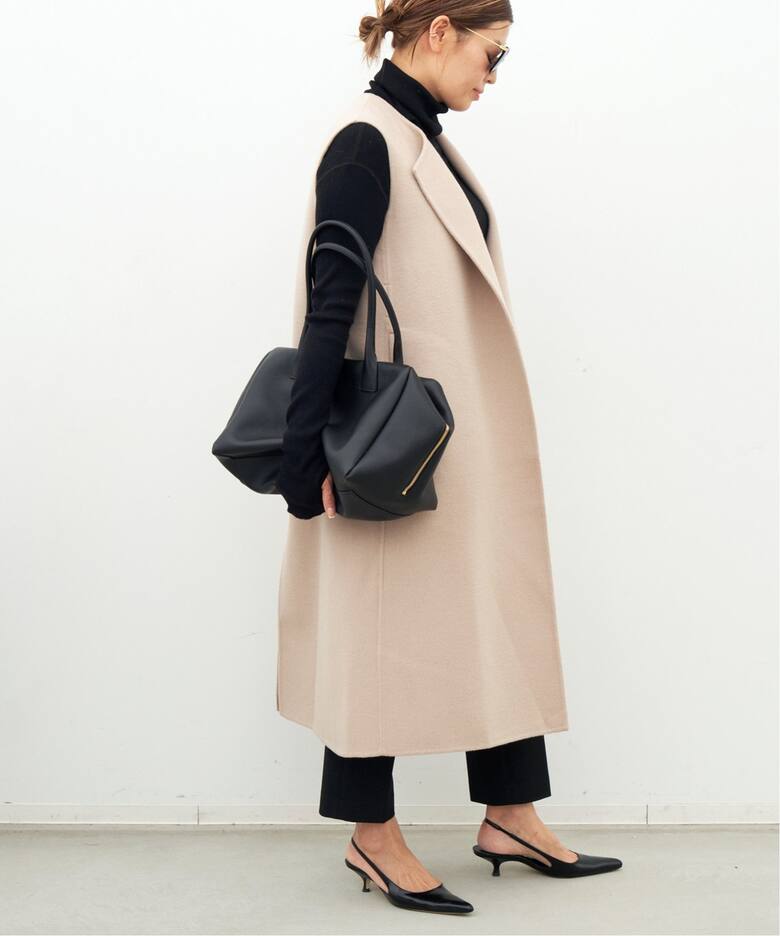 ウールアンゴラ ロングベスト（その他ブルゾン／アウター）｜Deuxieme  