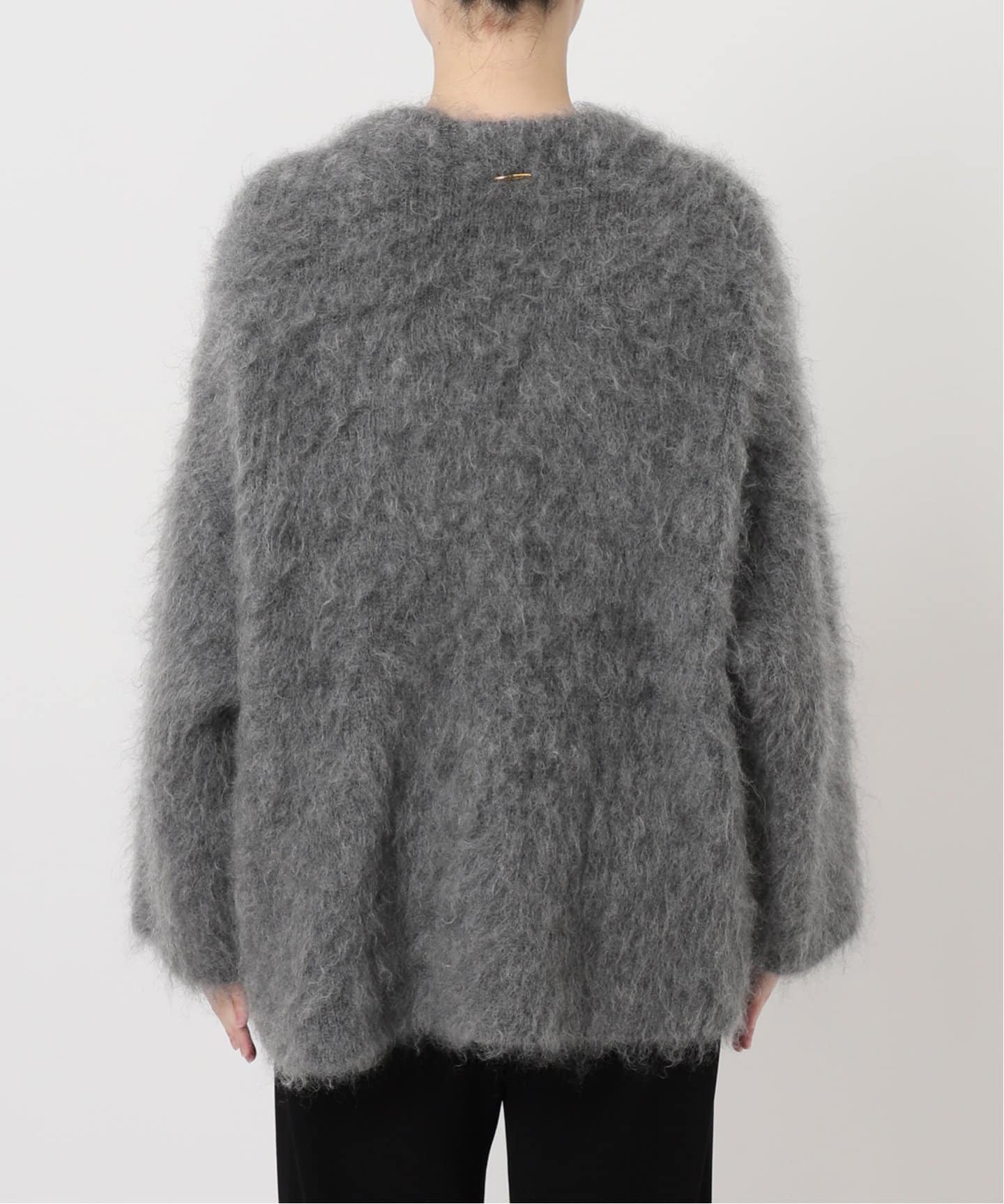 Deuxieme Classe 22AW Floche クルーネックカーディガン Deuxieme Classe 22AW Floche クルーネックカーディガン