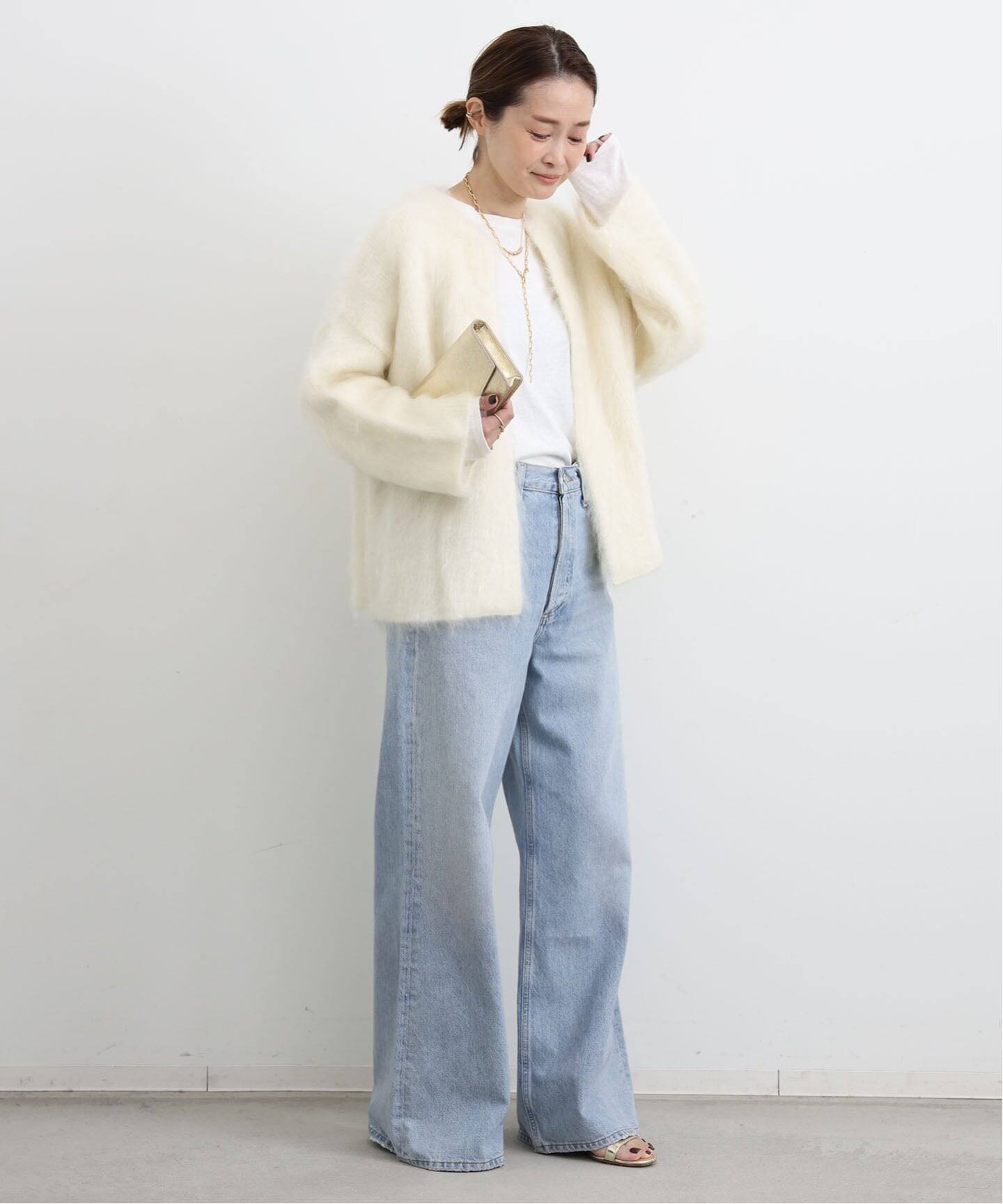 PORTMIX クルーネック カーディガン（カーディガン）｜Deuxieme Classe