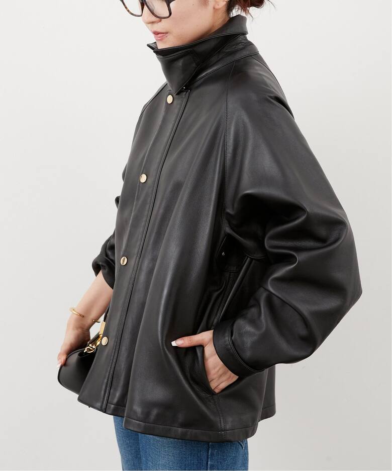 追加【CINQUANTA/チンクアンタ】レザーブルゾン（レザージャケット  