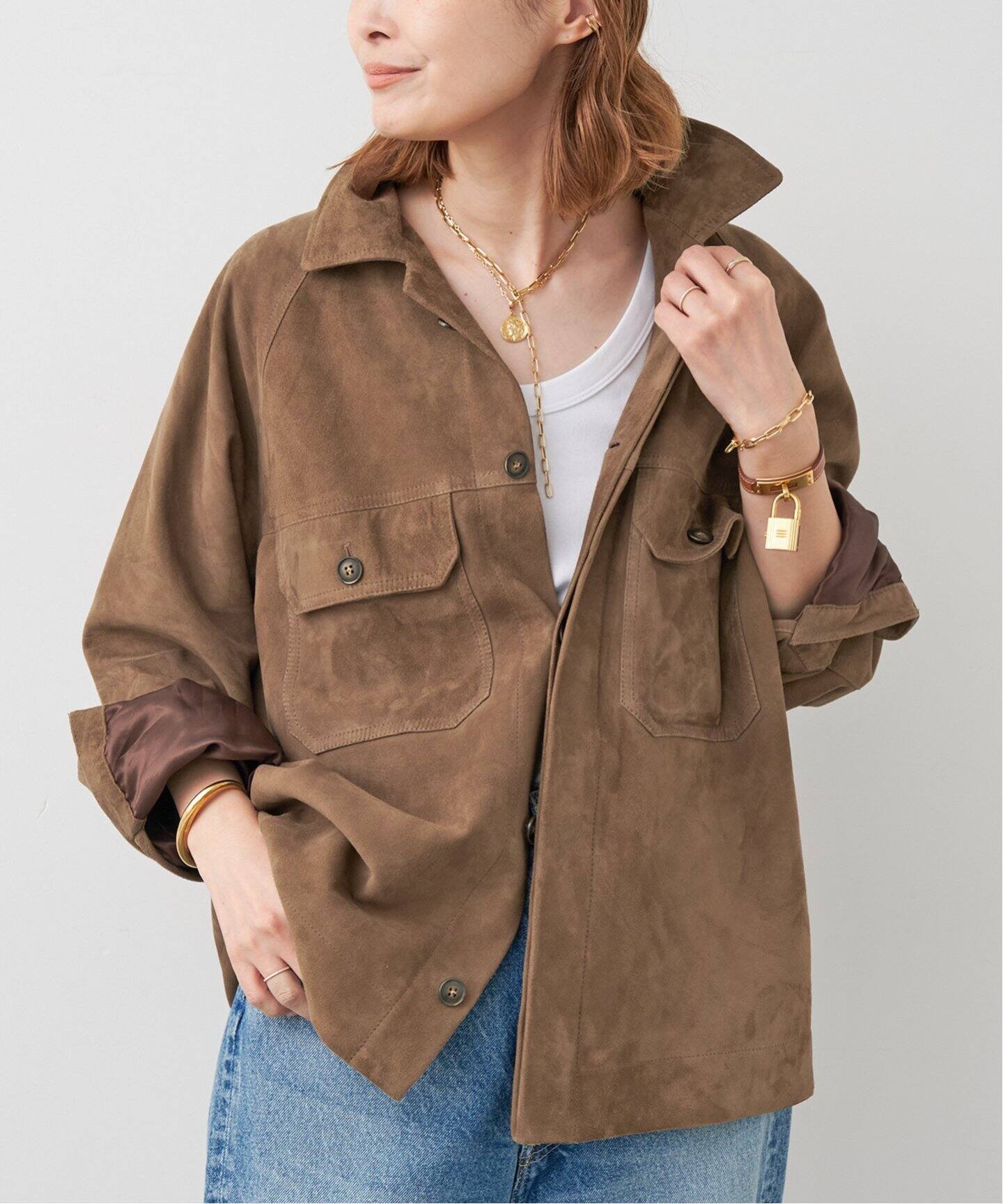 Safari ジャケット（レザージャケット）｜Deuxieme Classe  