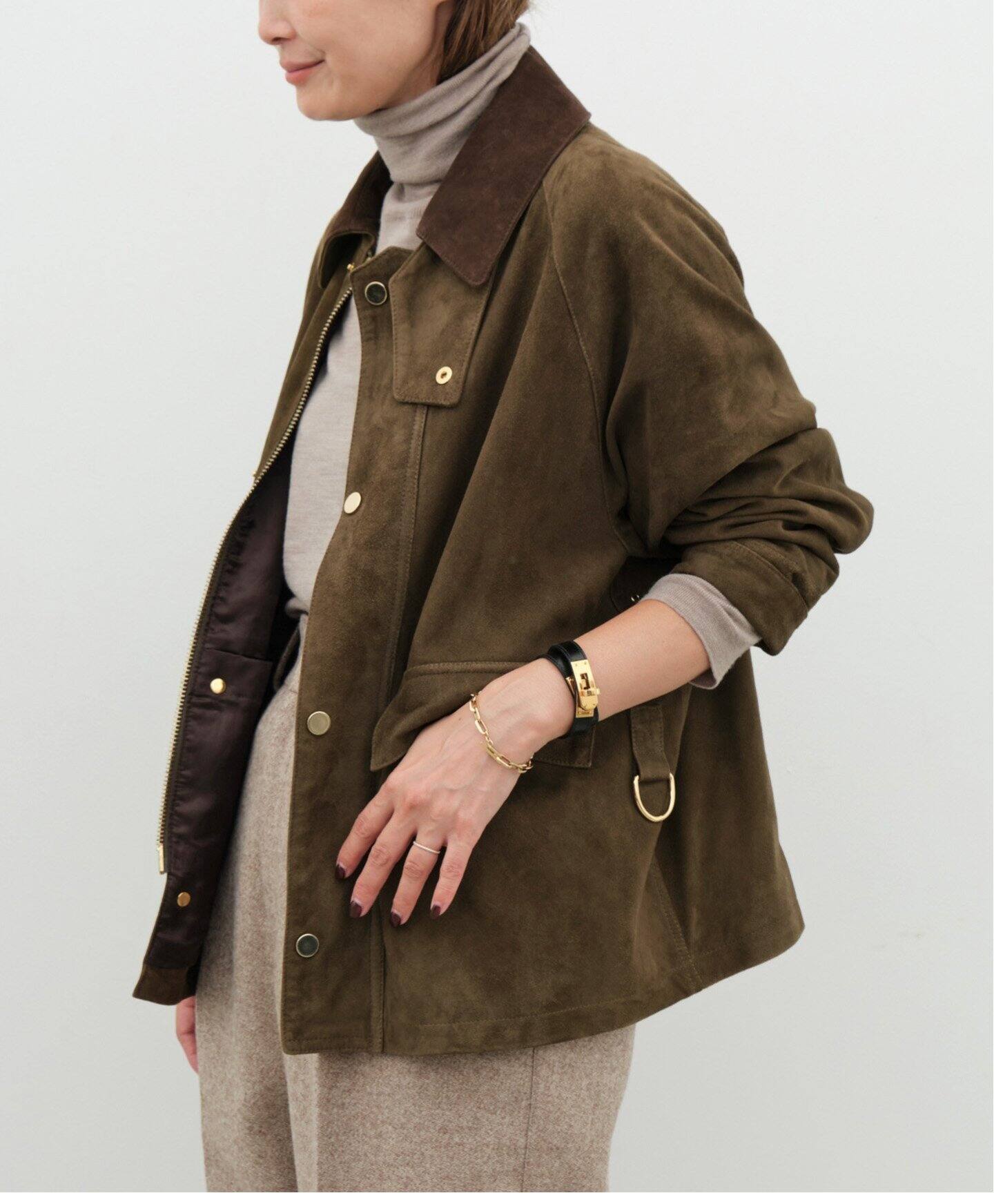 Fishing Jacket（レザージャケット）｜Deuxieme Classe 