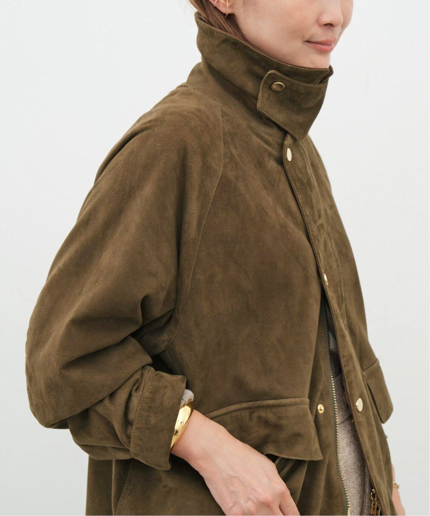ドゥーズイエムクラス　CINQUANTA別注　Fishing Jacket Fishing Jacket（レザージャケット）｜Deuxieme Classe