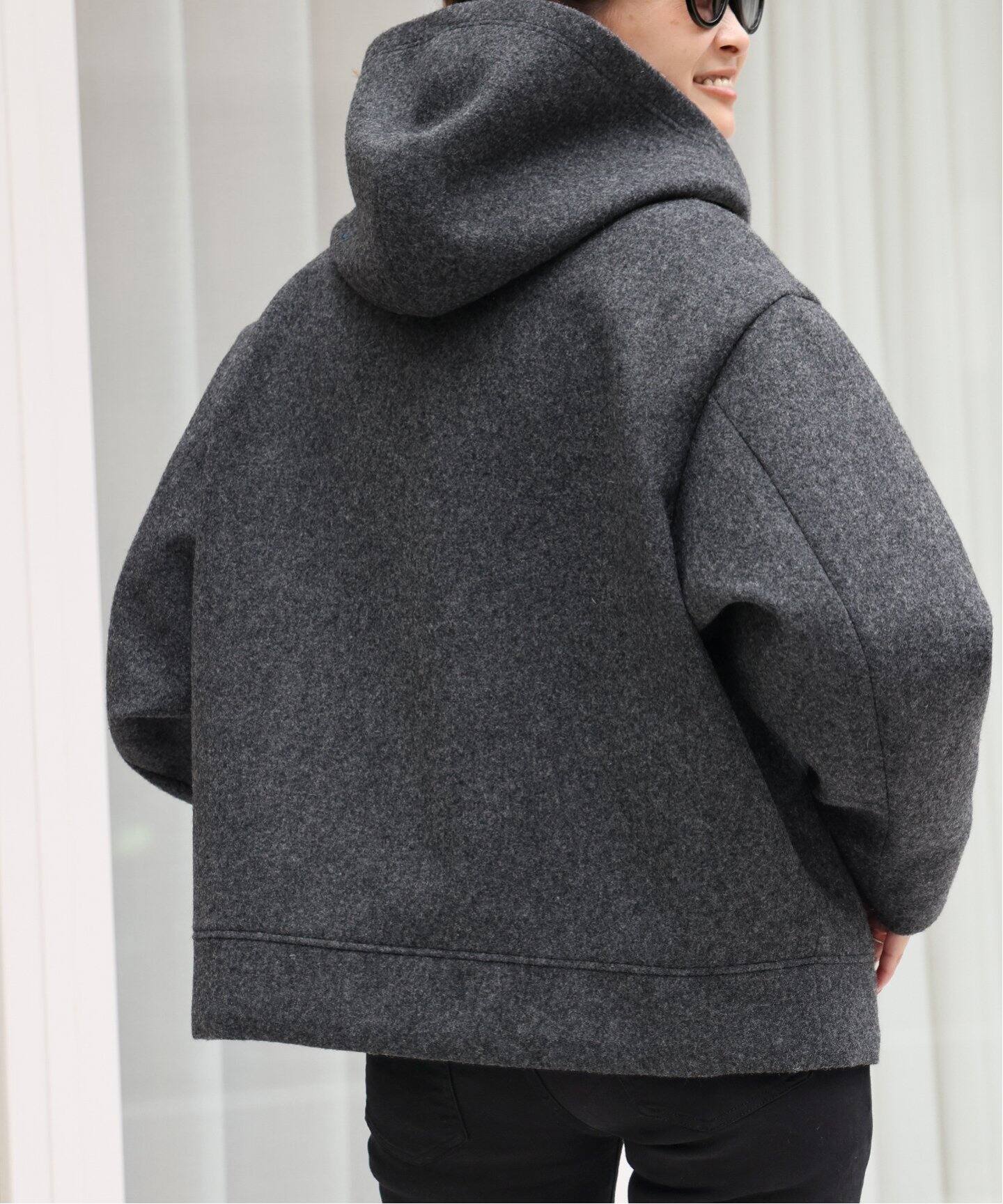 MADISONBLUE / マディソンブルー】OVERSIZED HOODIE MELTON（その他 