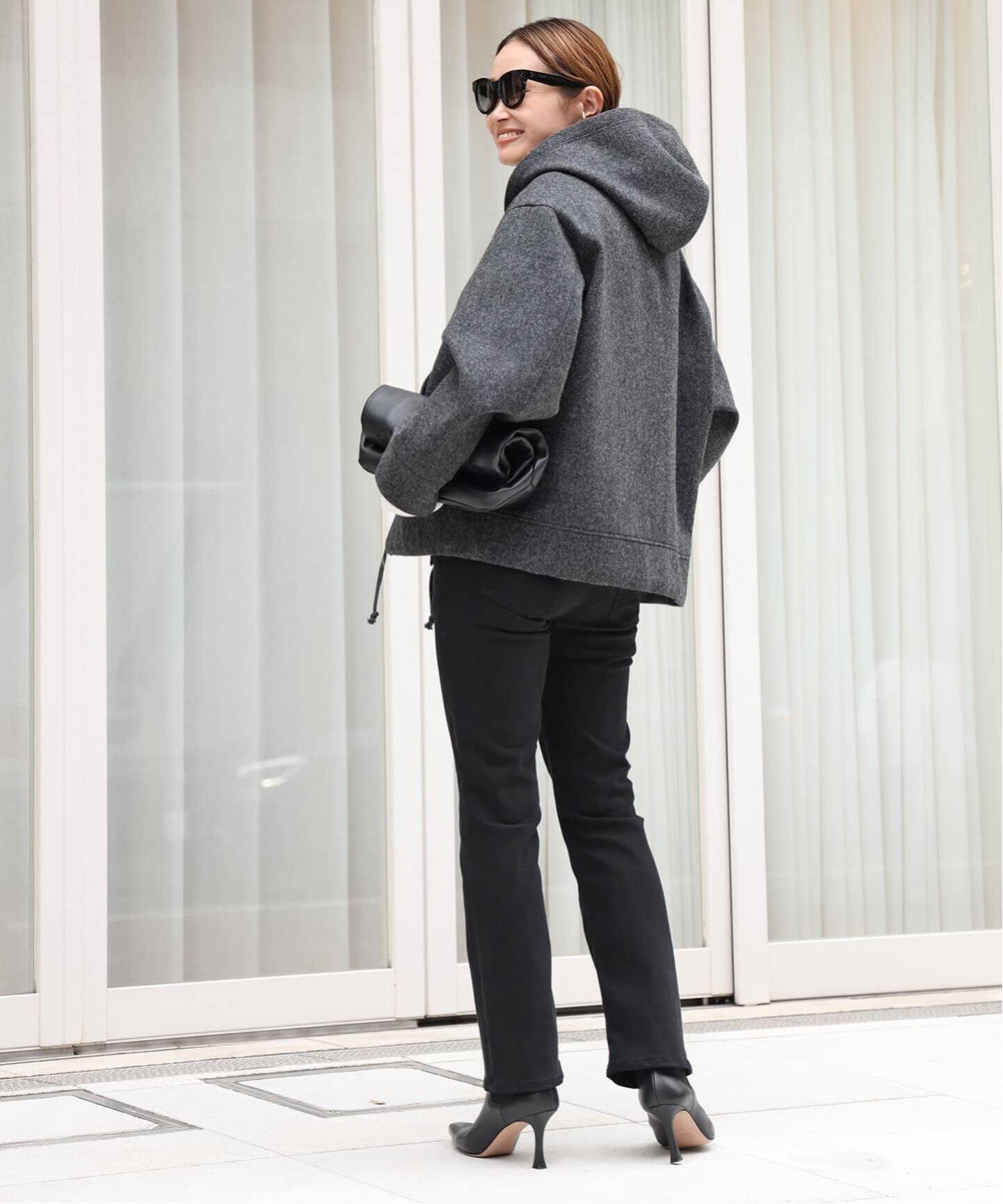 MADISONBLUE / マディソンブルー】OVERSIZED HOODIE MELTON（その他 