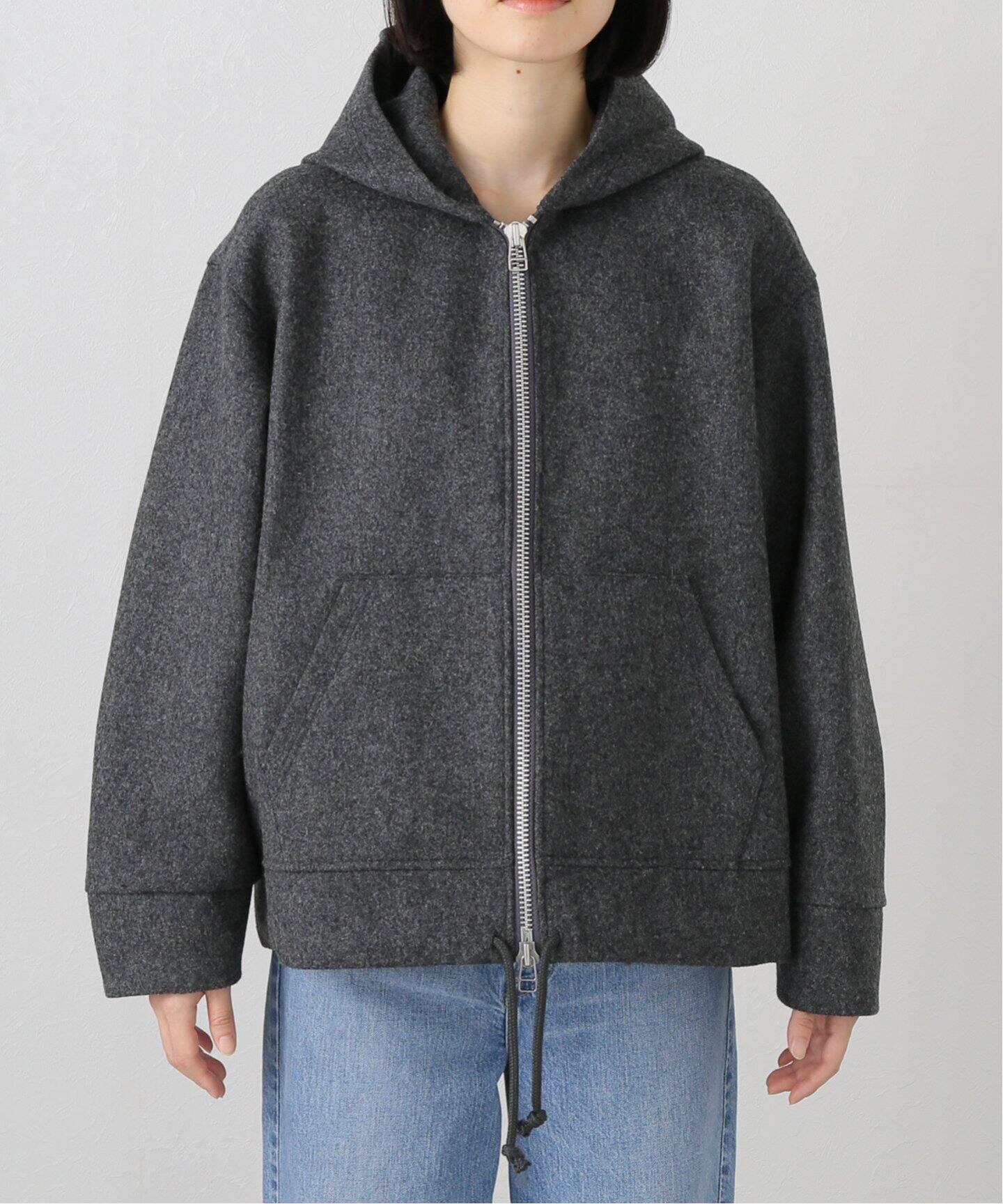 MADISONBLUE / マディソンブルー】OVERSIZED HOODIE MELTON（その他 