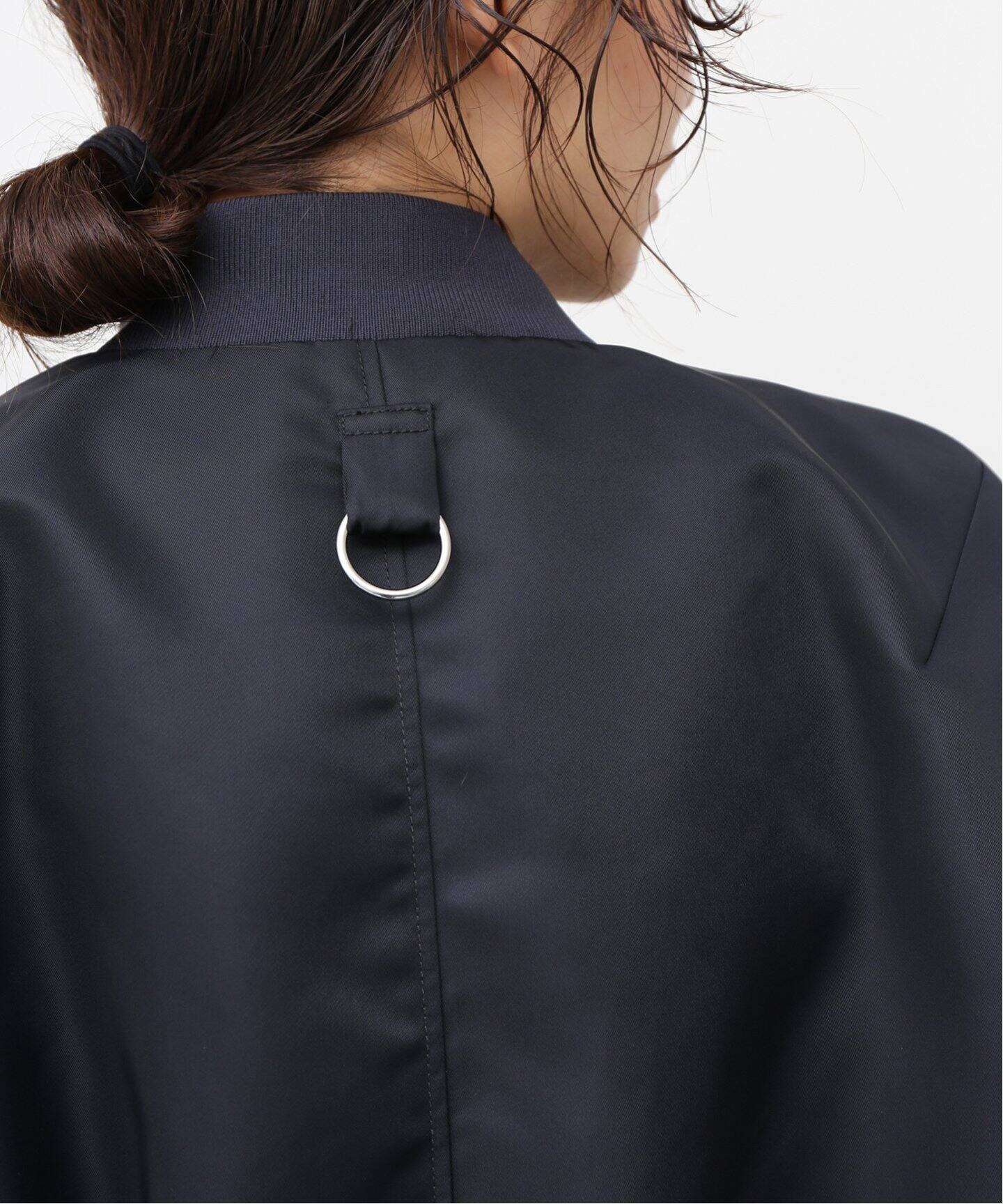 TIBI/ティビ】 NYLON CROPPED BOMBER ブルゾン（ナイロンジャケット 