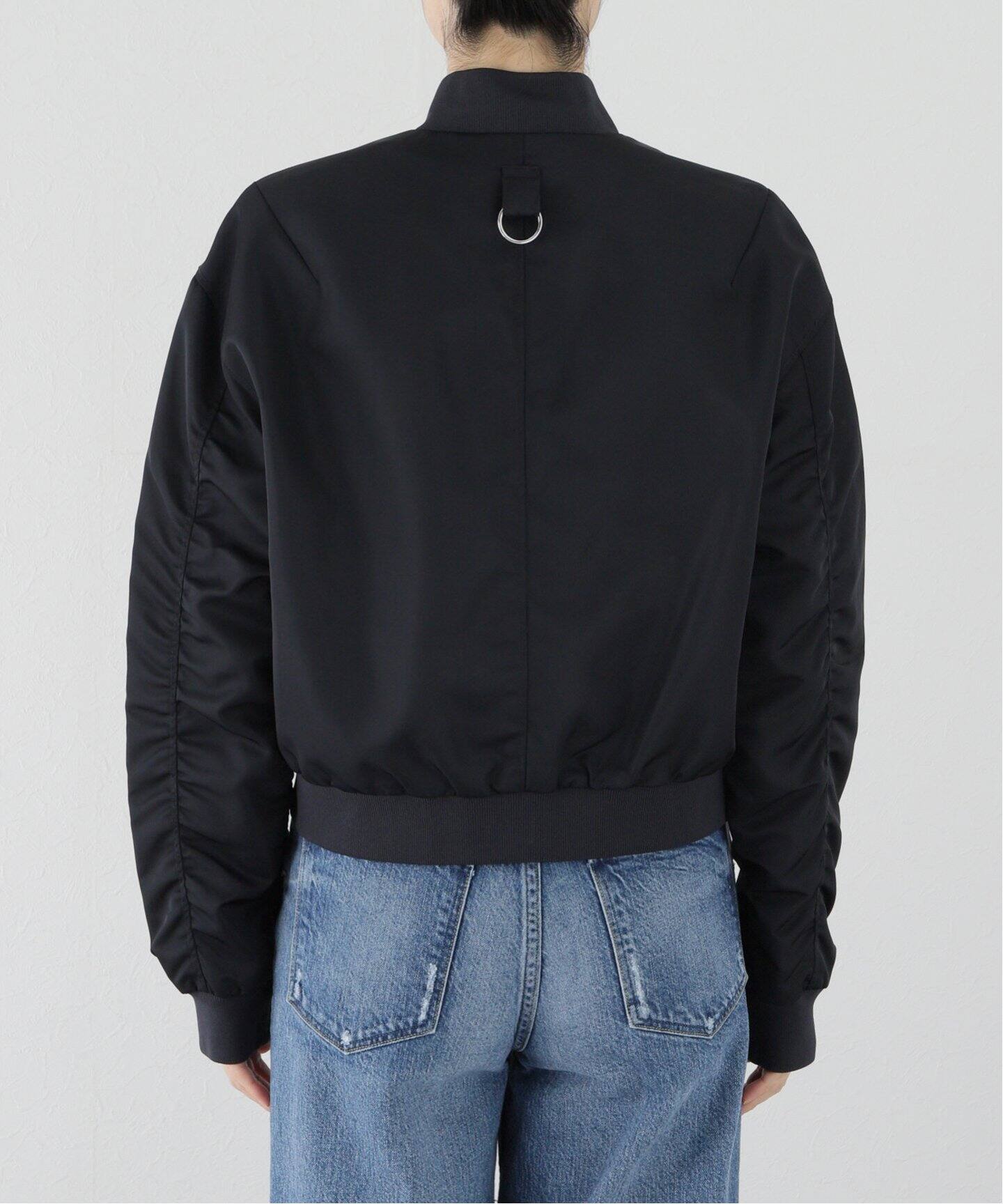 TIBI/ティビ】 NYLON CROPPED BOMBER ブルゾン（ナイロンジャケット 