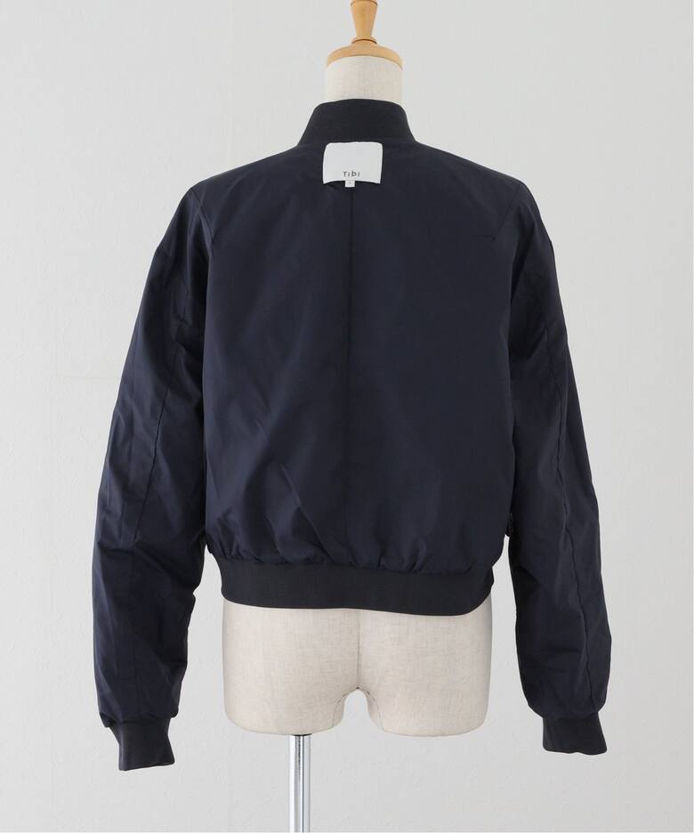 TIBI/ティビ】 NYLON CROPPED BOMBER ブルゾン（ナイロンジャケット 