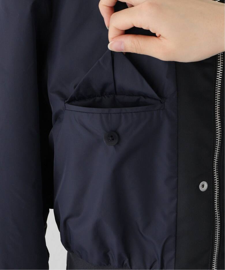 TIBI/ティビ】 NYLON CROPPED BOMBER ブルゾン（ナイロンジャケット 