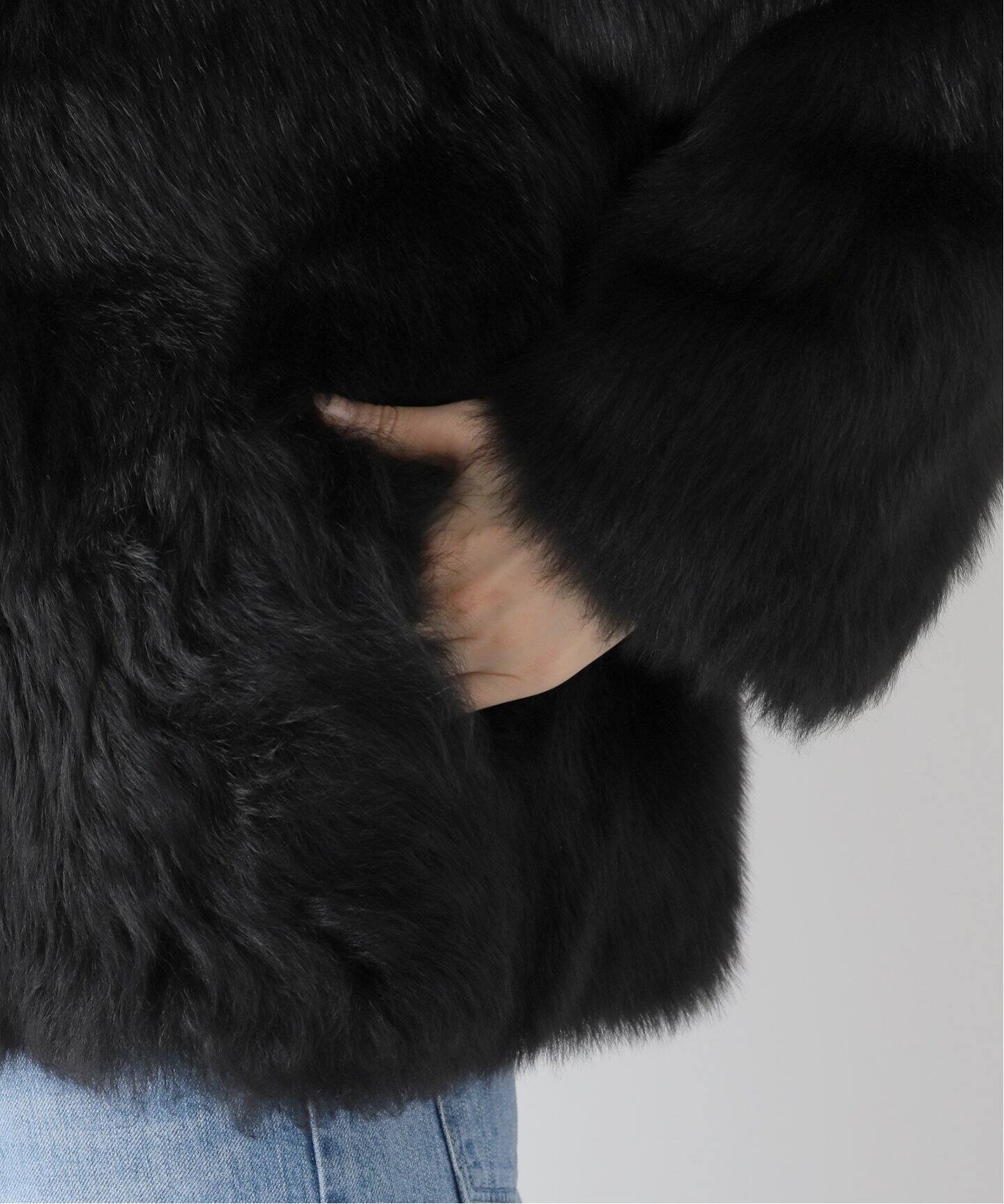 SHEARLING コート HYKE(ハイク) FAUX SHEARLING COAT フェイク シアリング ボア