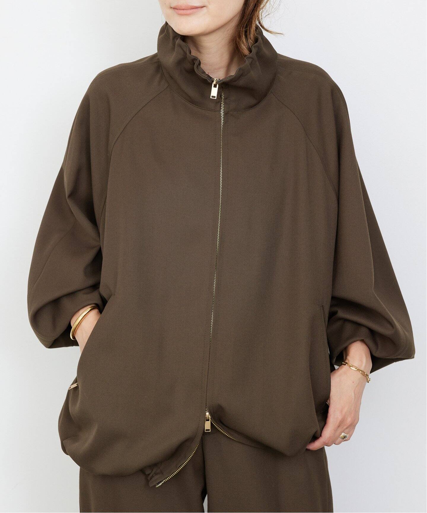 LE 17 SEPTEMBRE/ル ディセット セプトンブル】DRAWCORD COLLAR JUMPER  