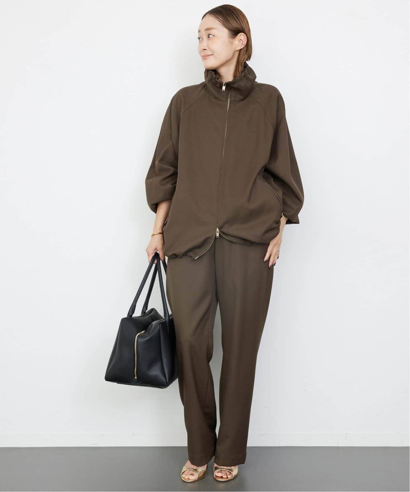 LE 17 SEPTEMBRE/ル ディセット セプトンブル】DRAWCORD COLLAR JUMPER  