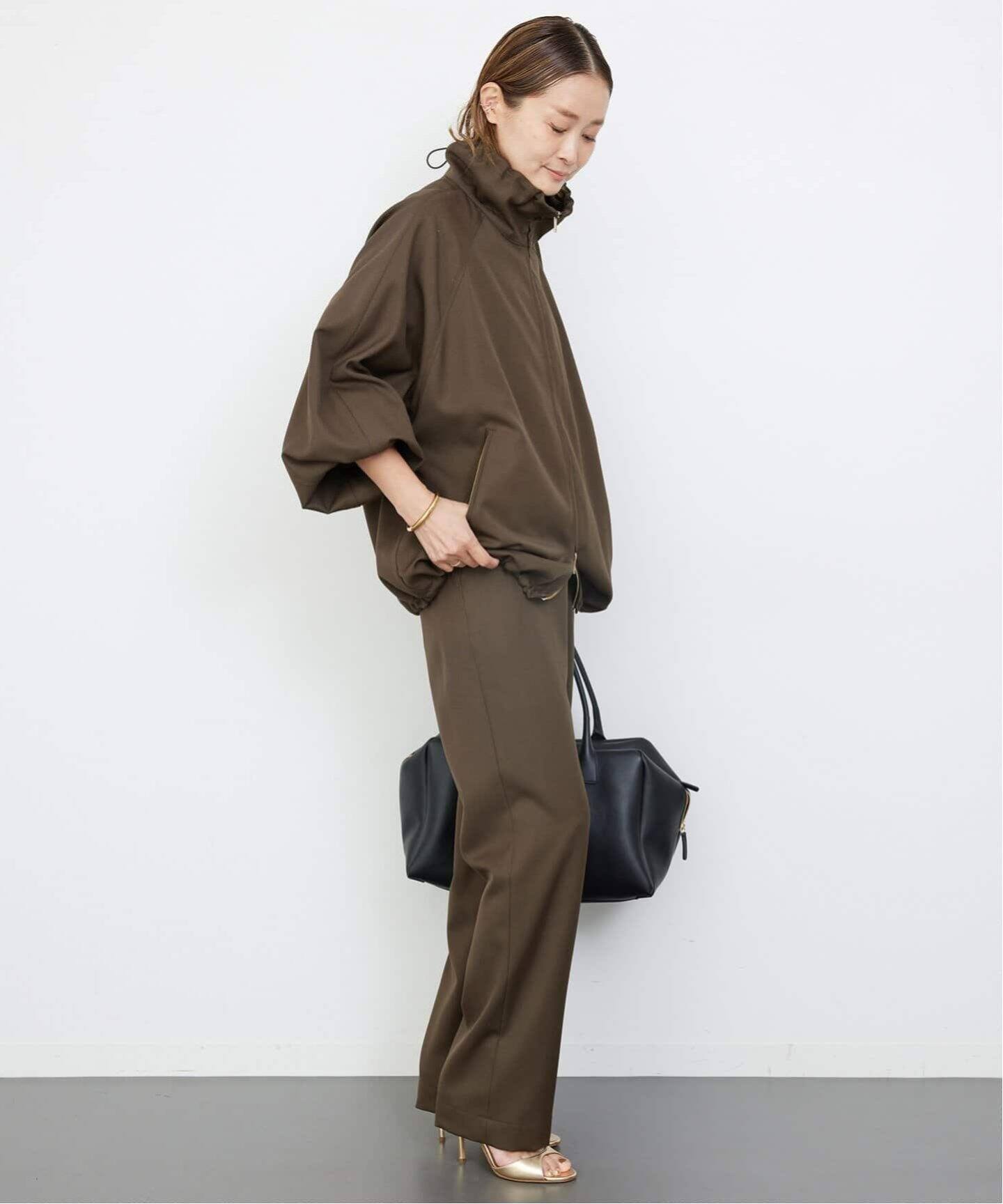 LE 17 SEPTEMBRE/ル ディセット セプトンブル】DRAWCORD COLLAR JUMPER  