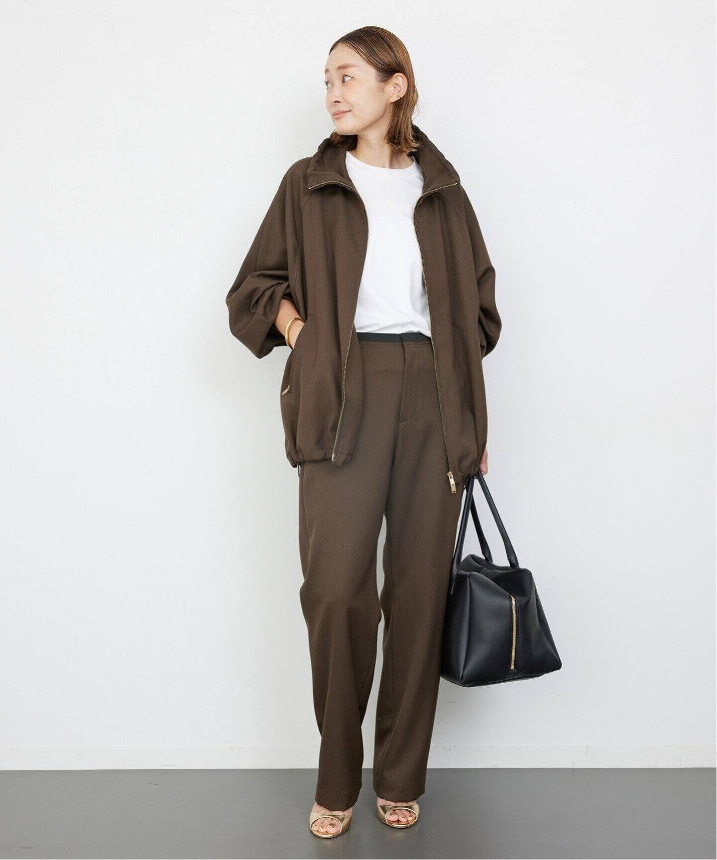 LE 17 SEPTEMBRE/ル ディセット セプトンブル】DRAWCORD COLLAR JUMPER 