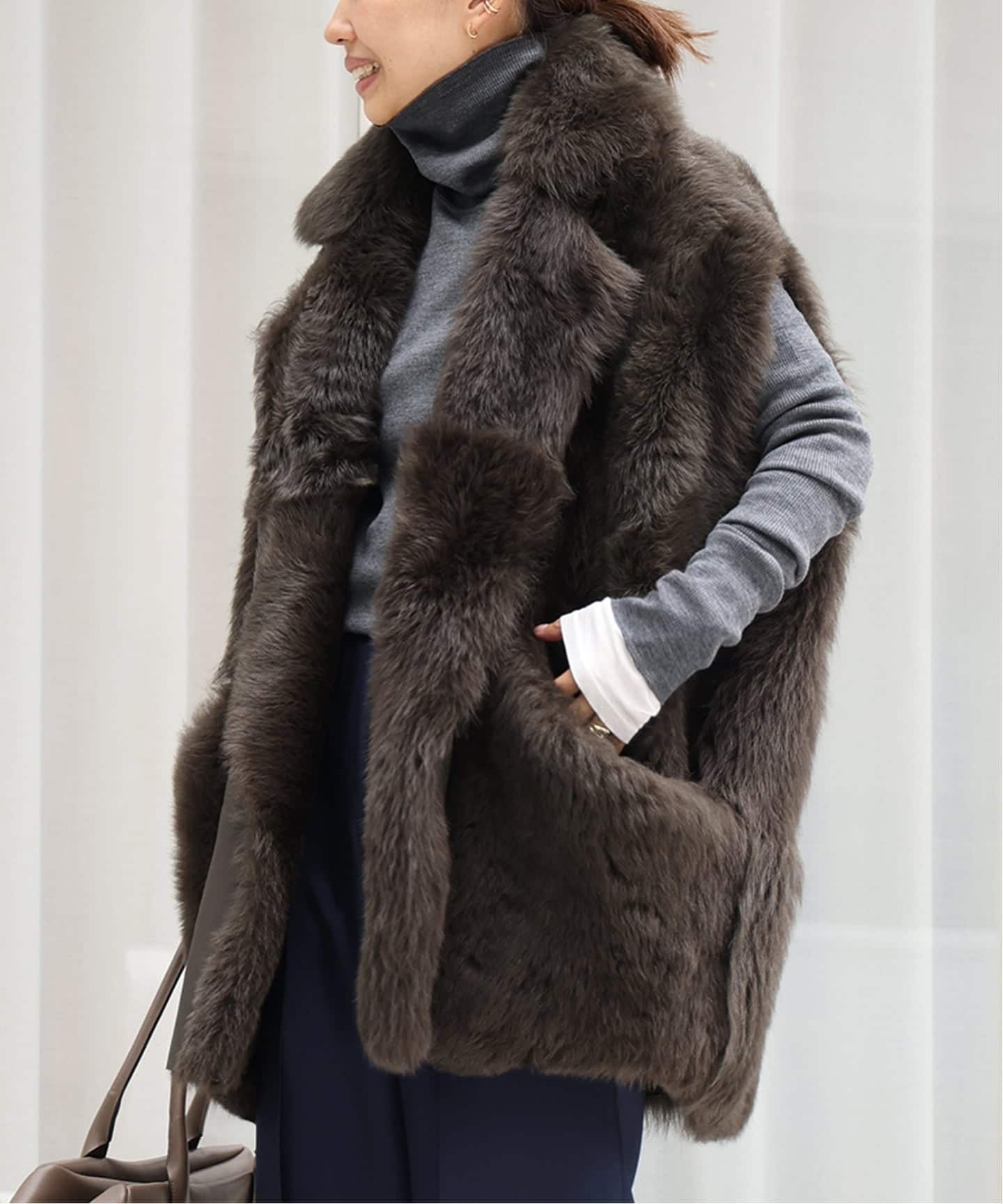 BLANCHA/ブランカ】SHEARLING VEST（ベスト）｜Deuxieme Classe