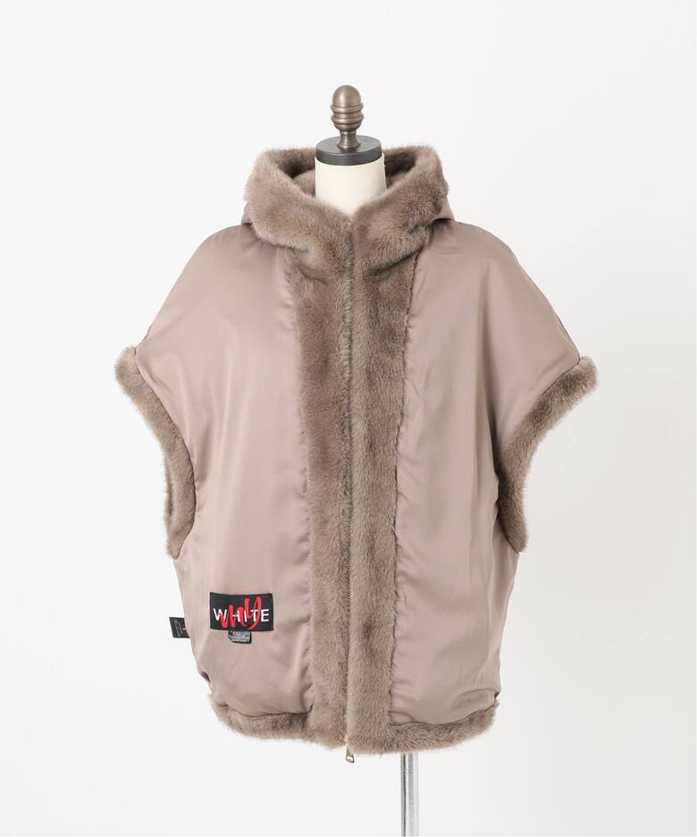 Deuxieme Classe 【MY WHITE/マイホワイト】 毛羽立つ ダウンベスト 