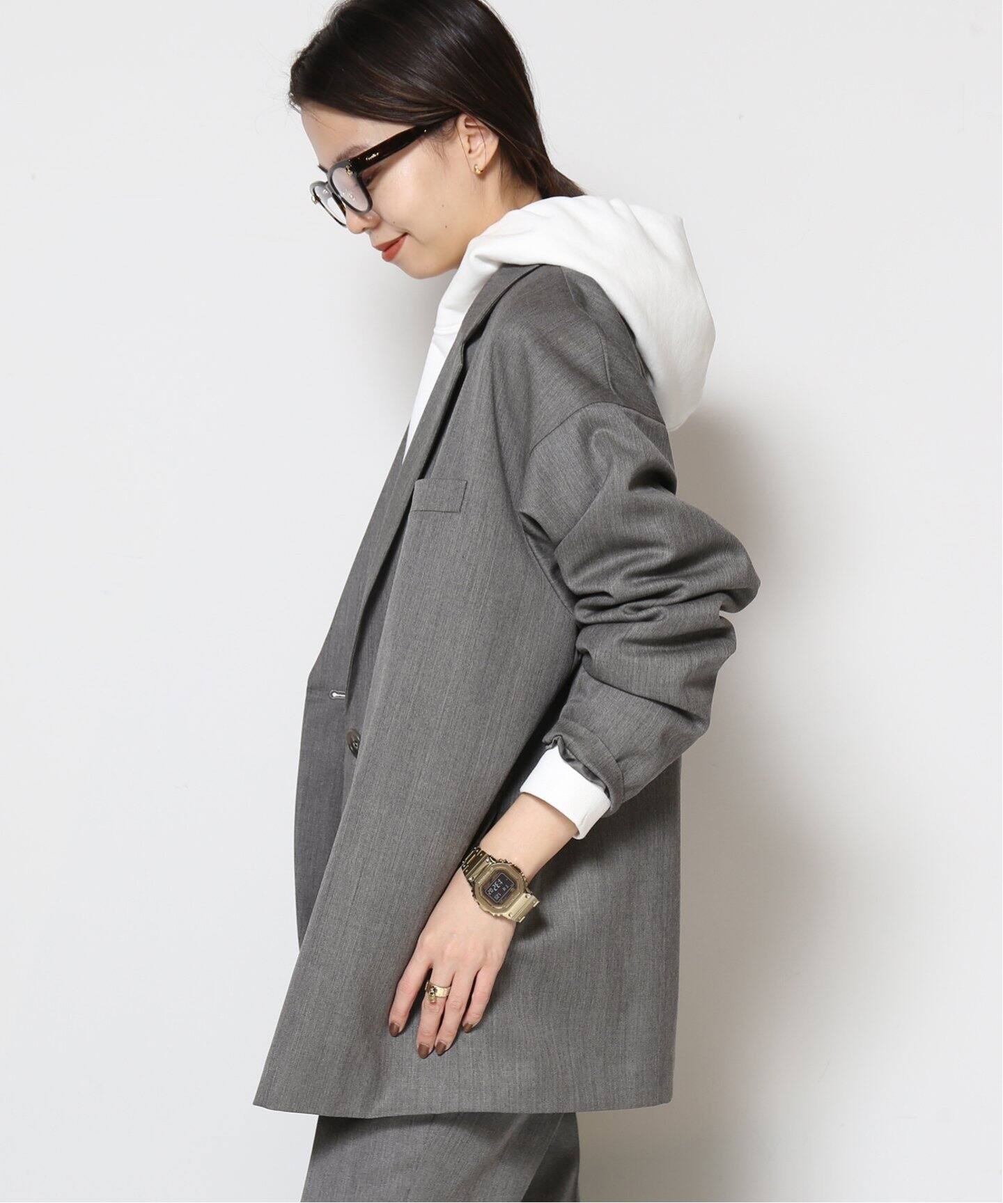 Col Pierrot/コルピエロ】WOOL GABARDINE RELAX ジャケット  