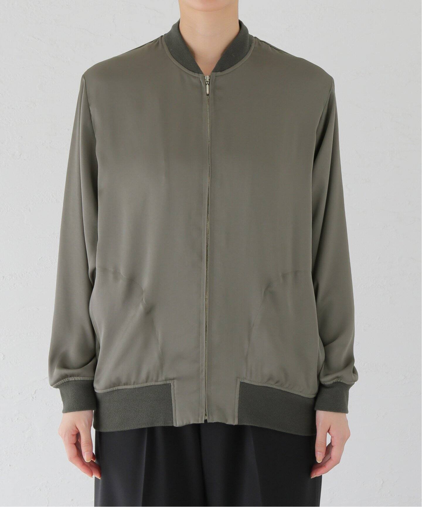 Col Pierrot/コルピエロ】vintage satin ブルゾン（その他ブルゾン  