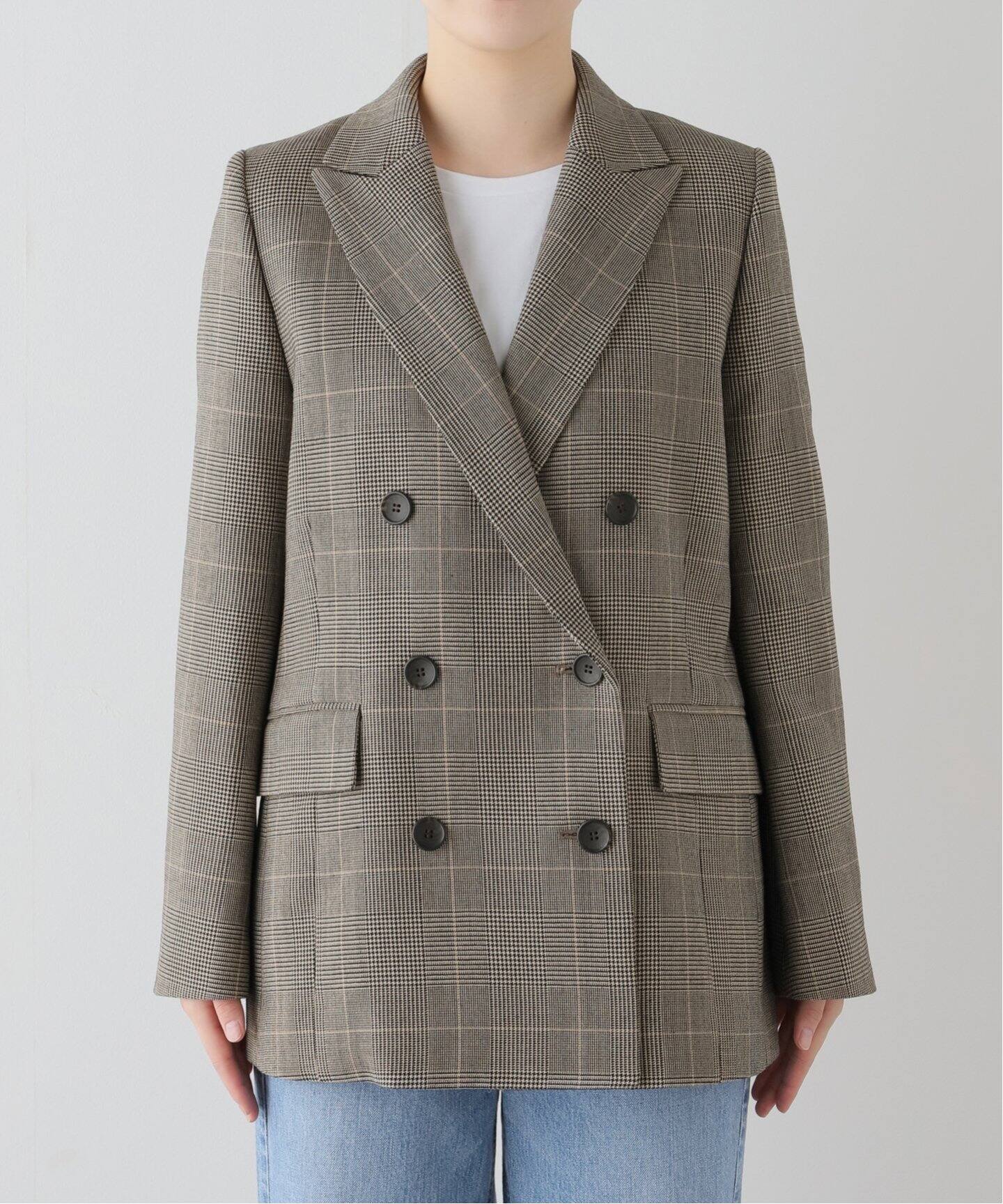 Col Pierrot/コルピエロ】ライトダブルクロスジャケット（テーラード  