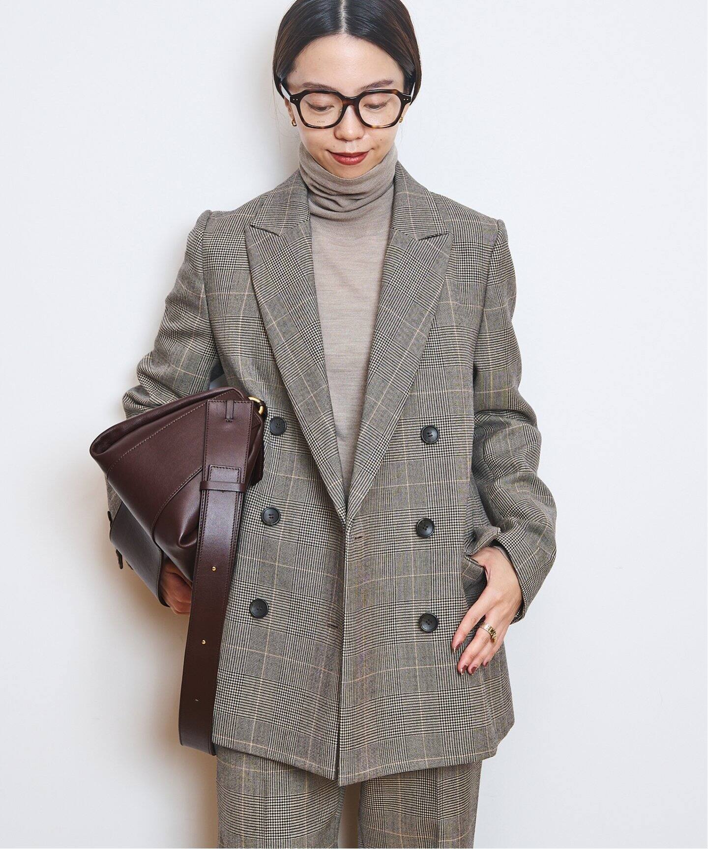 Col Pierrot/コルピエロ】ライトダブルクロスジャケット（テーラード  