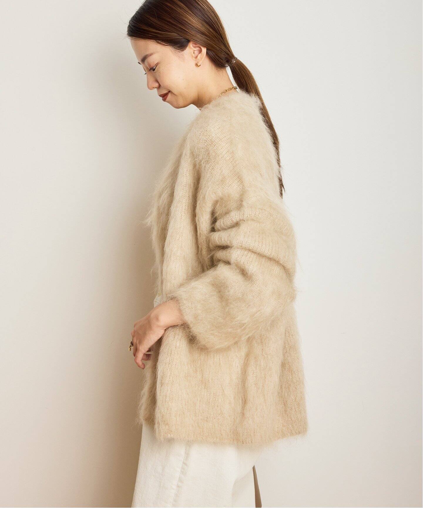 PORTMIX クルーネック カーディガン（カーディガン）｜MUSE de  