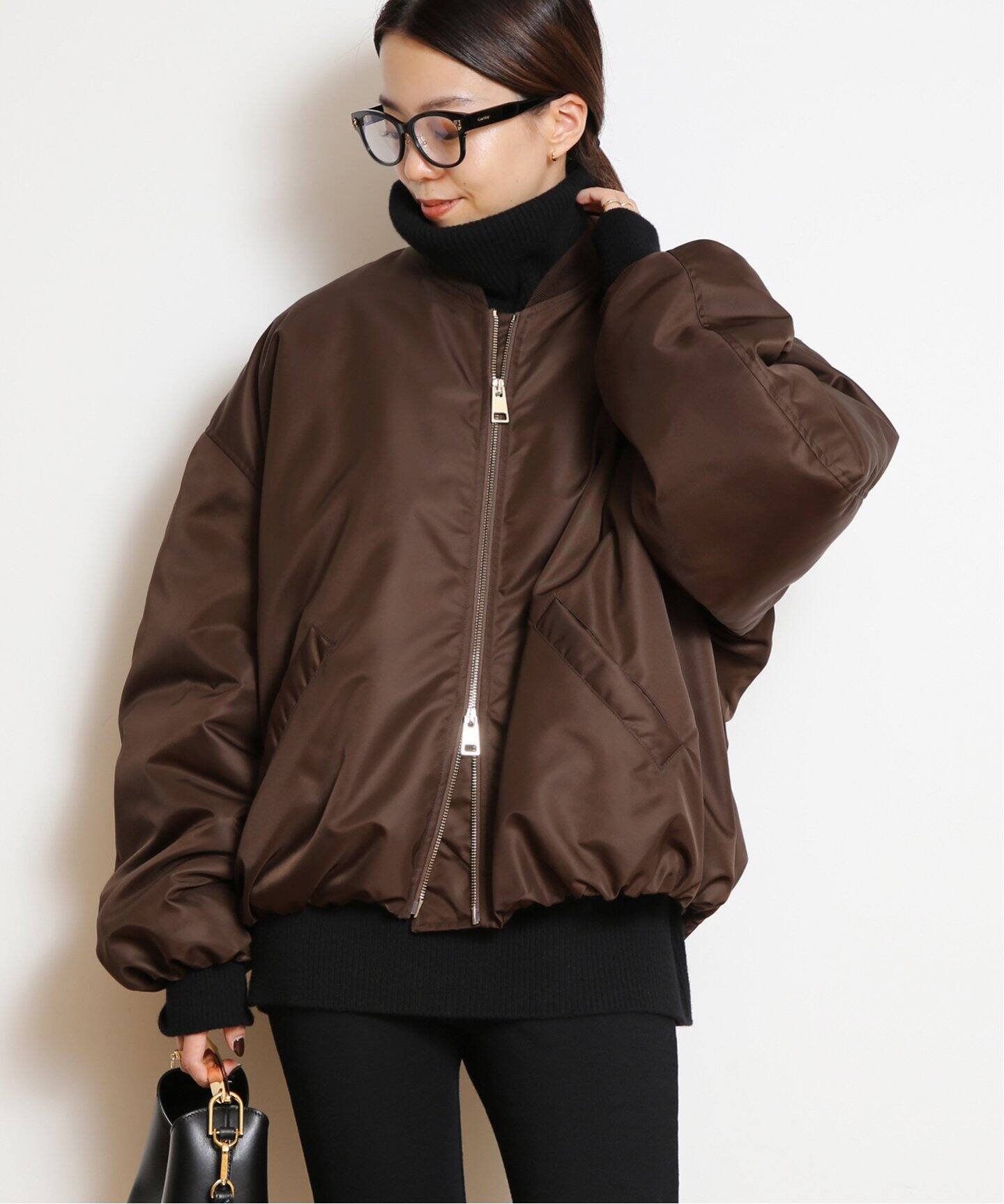 SIMONETTA RAVIZZA/シモネッタラヴィッツァ】RAVIZZA NYLON BOMBER 