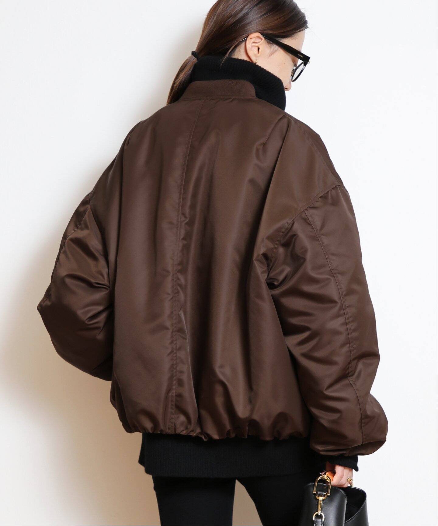 SIMONETTA RAVIZZA/シモネッタラヴィッツァ】RAVIZZA NYLON BOMBER 