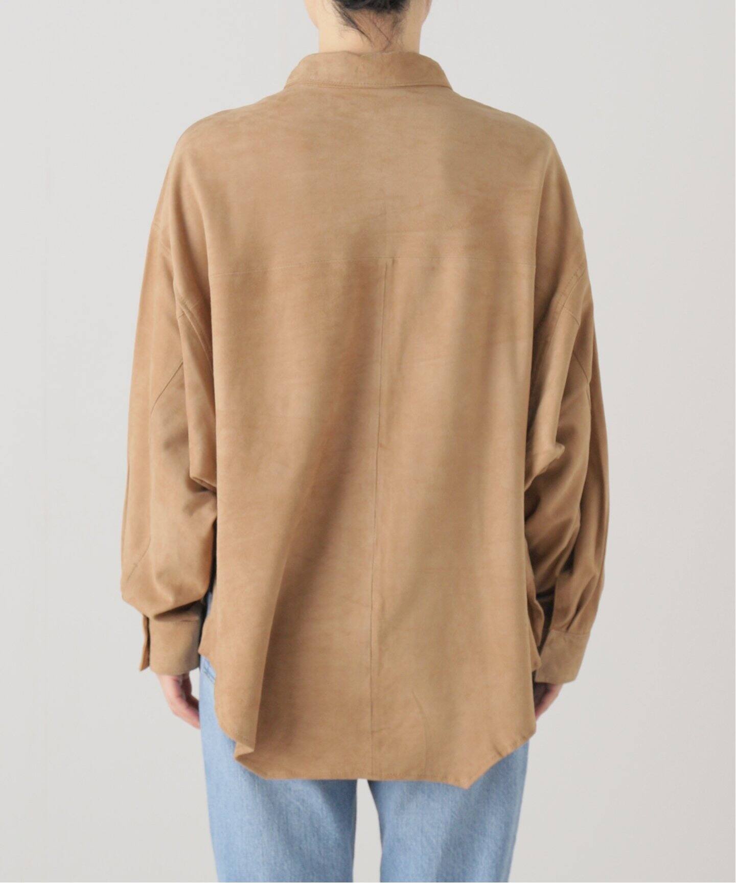 OneTeaspoon/ワンティースプーン】 SAND SUEDE LEATHER SHIRT（レザー 