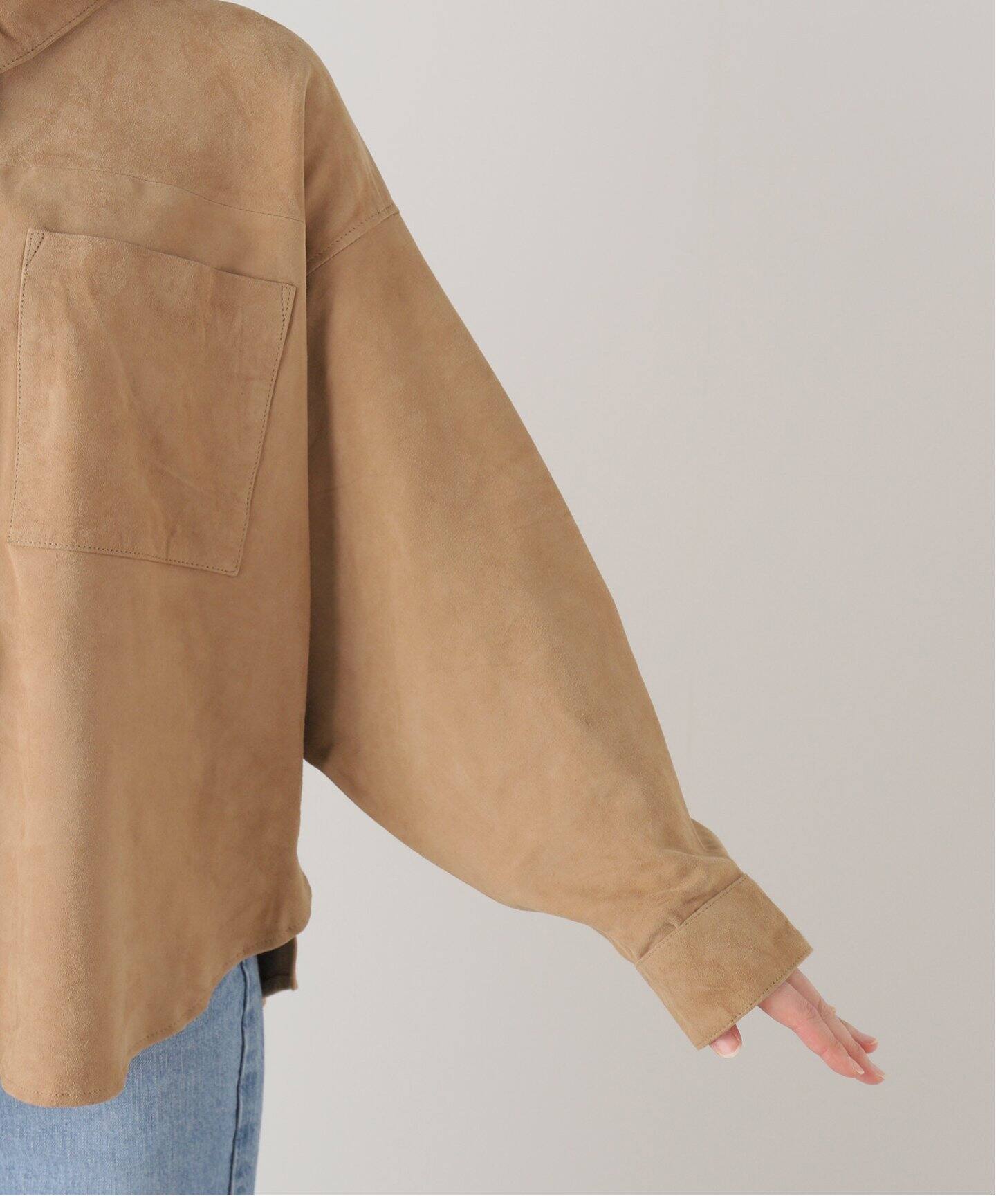 OneTeaspoon/ワンティースプーン】 SAND SUEDE LEATHER SHIRT（レザー 