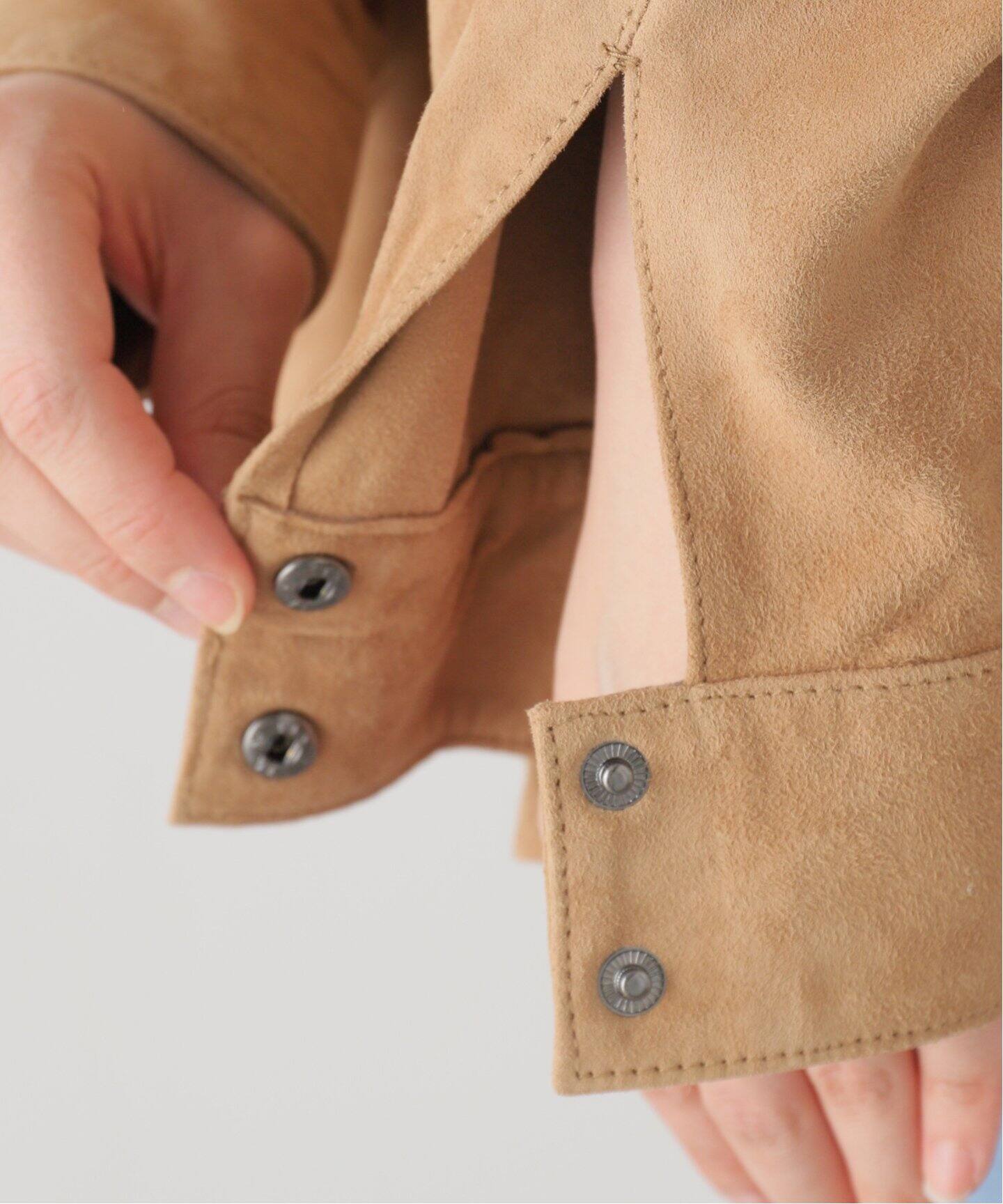 OneTeaspoon/ワンティースプーン】 SAND SUEDE LEATHER SHIRT（レザー 