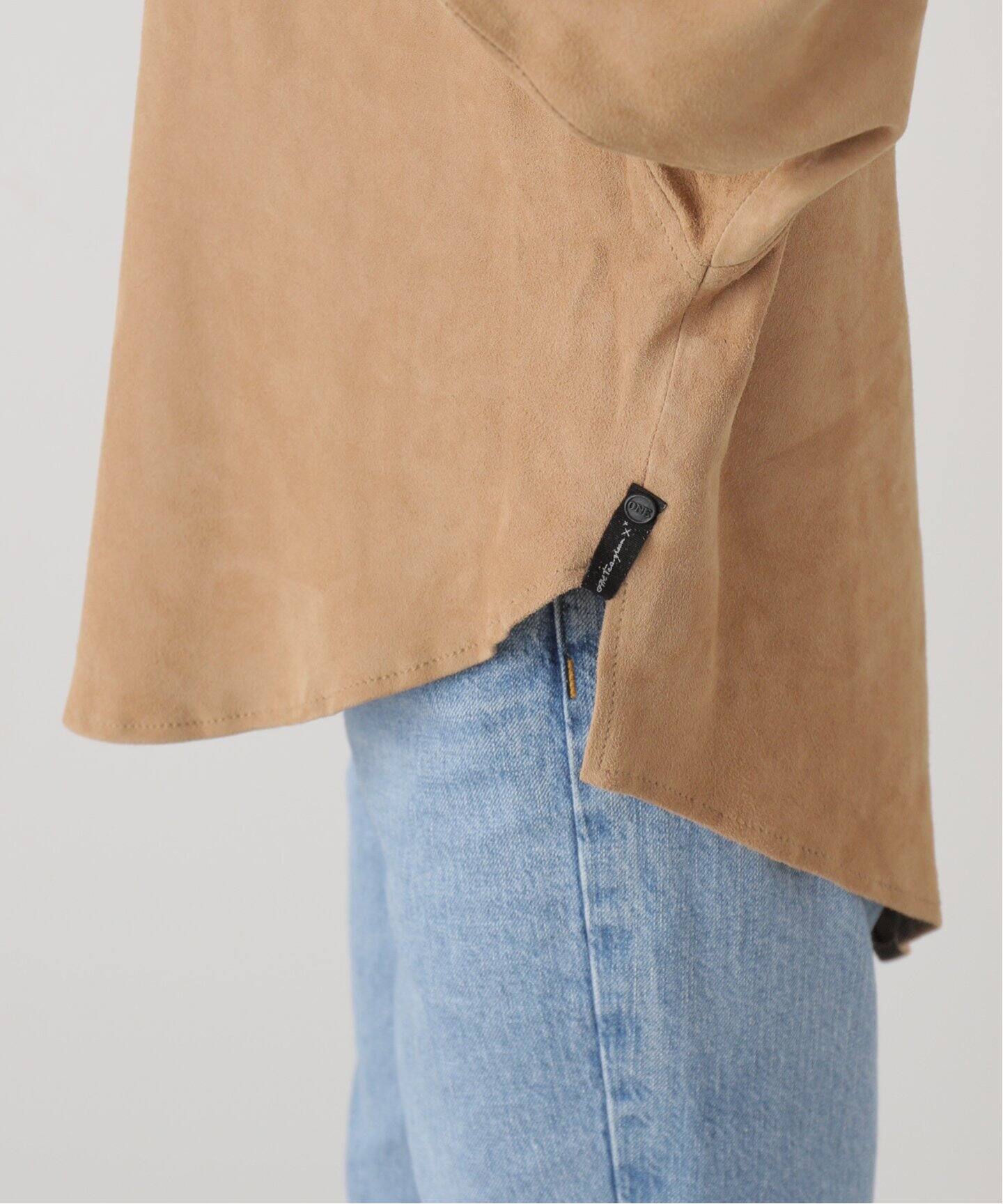 OneTeaspoon/ワンティースプーン】 SAND SUEDE LEATHER SHIRT（レザー 