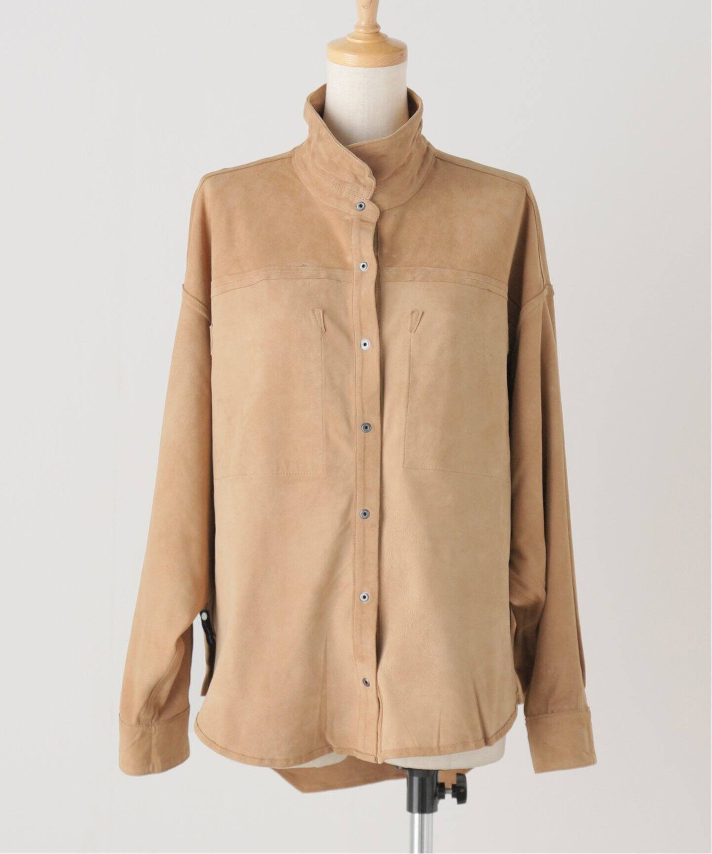 OneTeaspoon/ワンティースプーン】 SAND SUEDE LEATHER SHIRT（レザー 