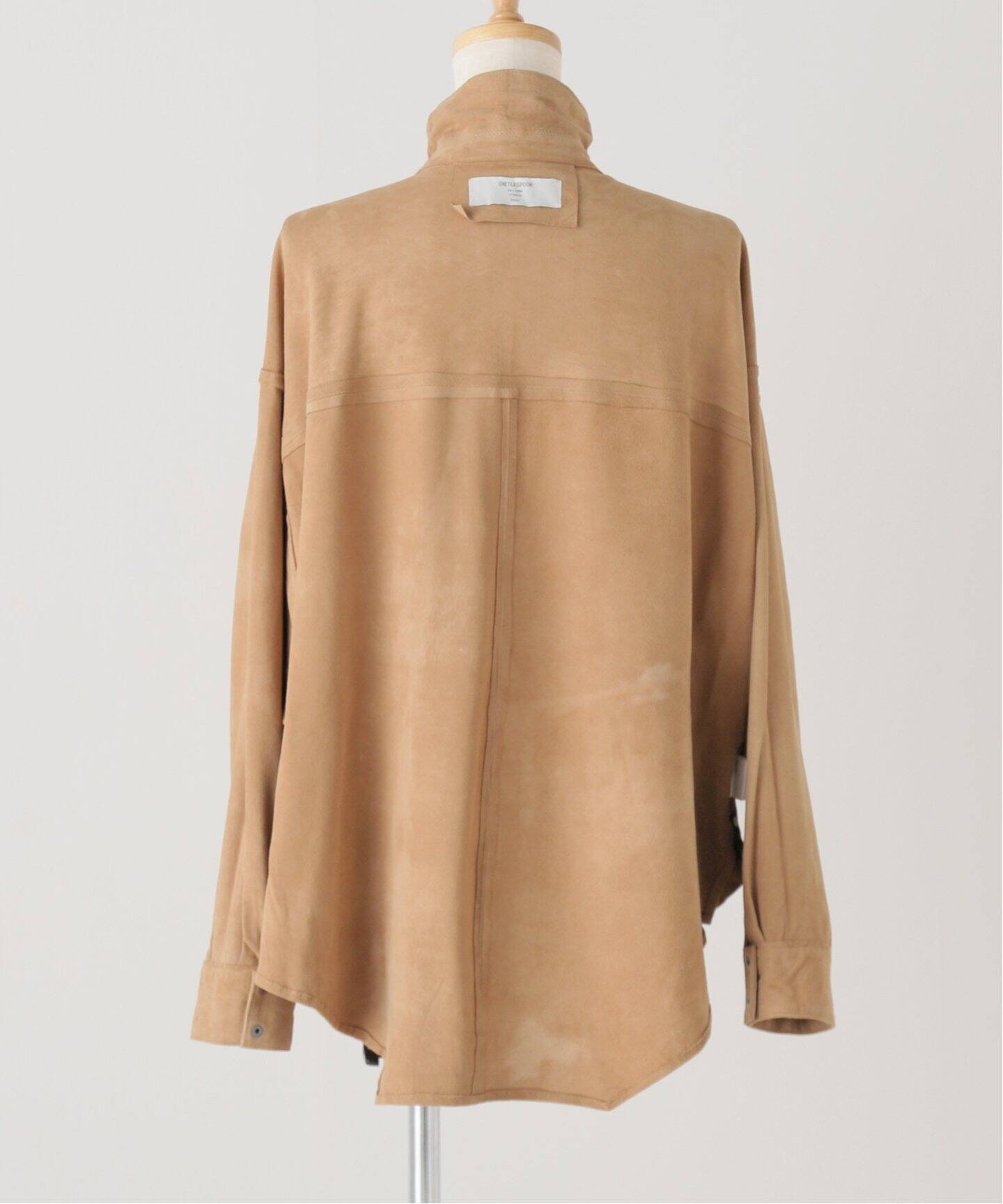 OneTeaspoon/ワンティースプーン】 SAND SUEDE LEATHER SHIRT（レザー 