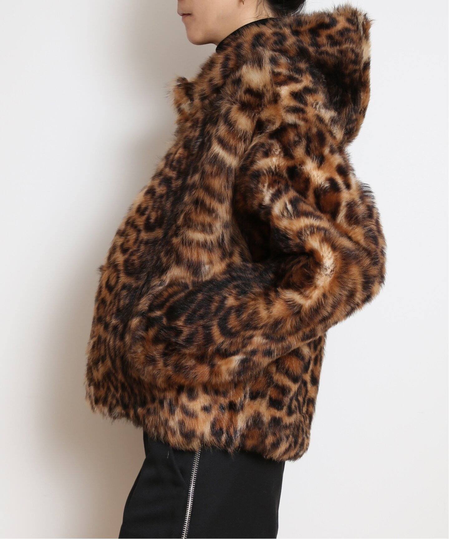 YVES SALOMON/イヴ サロモン】 TOSCANA LEOPARD コート（その他 