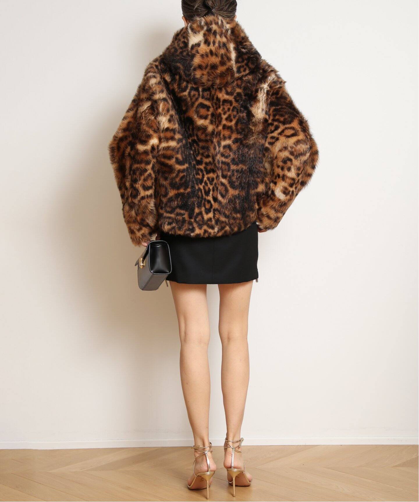 YVES SALOMON/イヴ サロモン】 TOSCANA LEOPARD コート（その他  