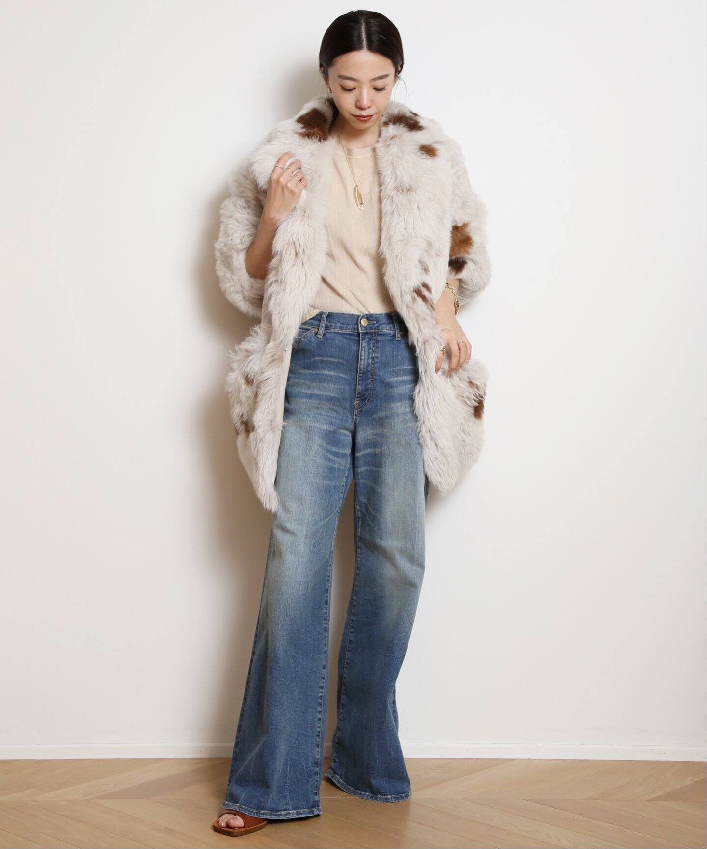 BLANCHA/ブランカ】 SPOTTED TOSCANA SHEEPSKIN コート（その他 
