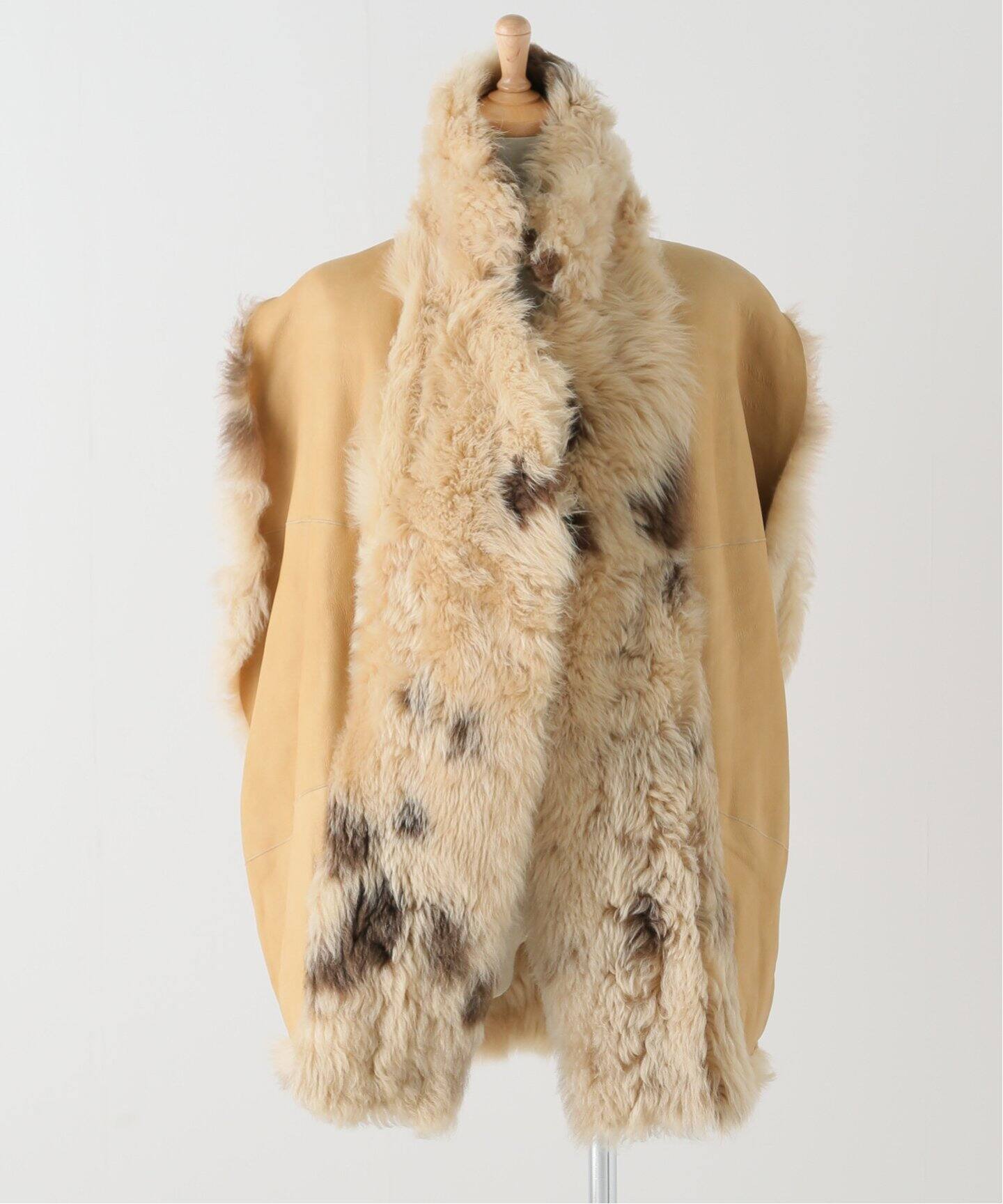 BLANCHA/ブランカ】 SPOTTED TOSCANA SHEEPSKIN ベスト（ベスト  