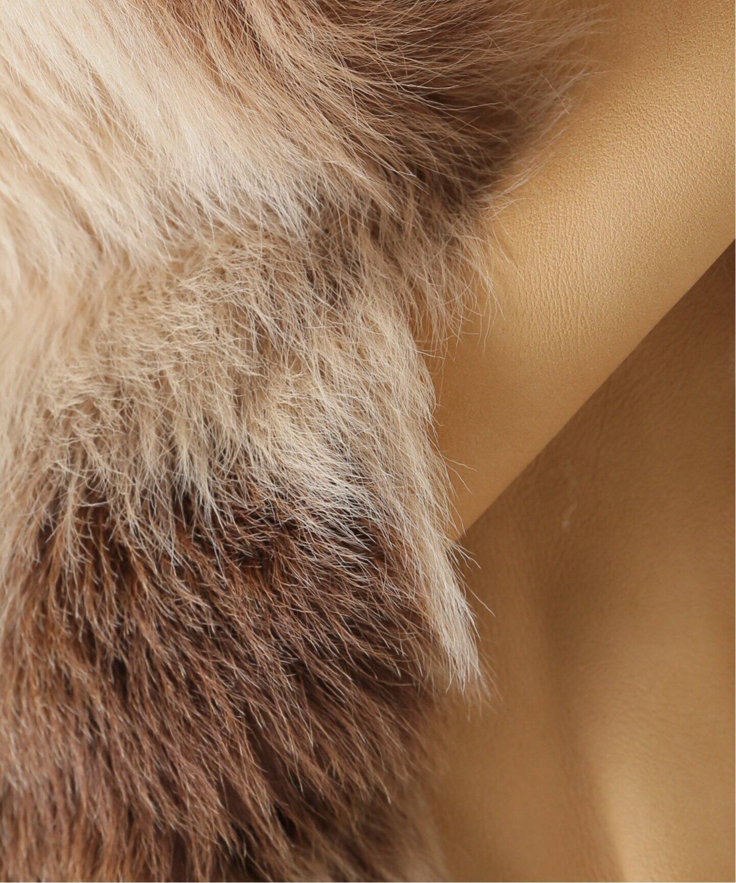 BLANCHA/ブランカ】 SPOTTED TOSCANA SHEEPSKIN ベスト（ベスト