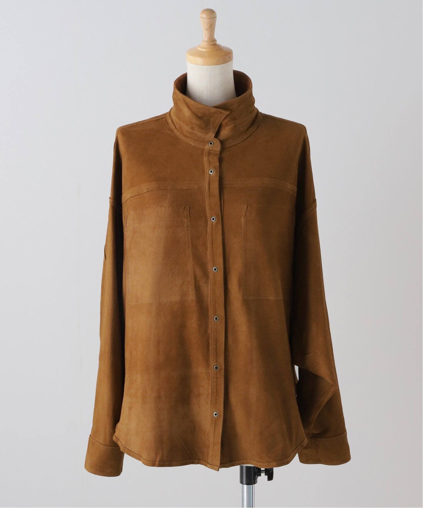OneTeaSpoon/ワンティースプーン】TAN SUEDE DARIA ジャケット（レザー 