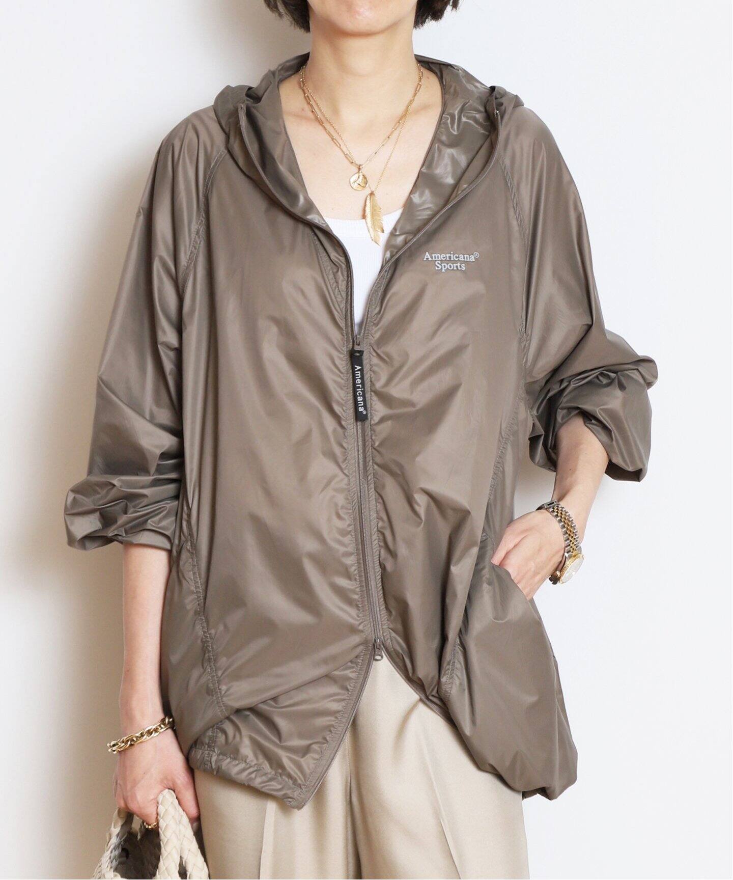 AMERICANA/アメリカーナ】 NYLON ブルゾン（ナイロンジャケット  