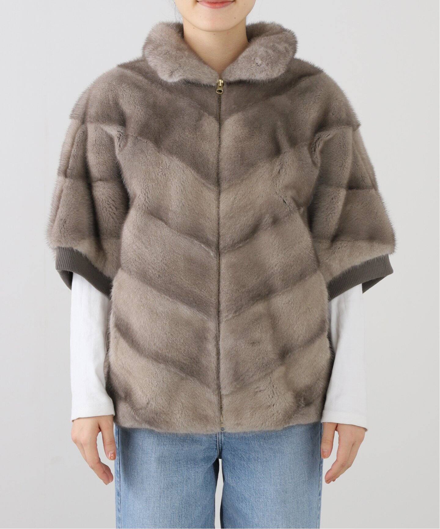 MINK ZIP BLOUSON（その他ブルゾン／アウター）｜L