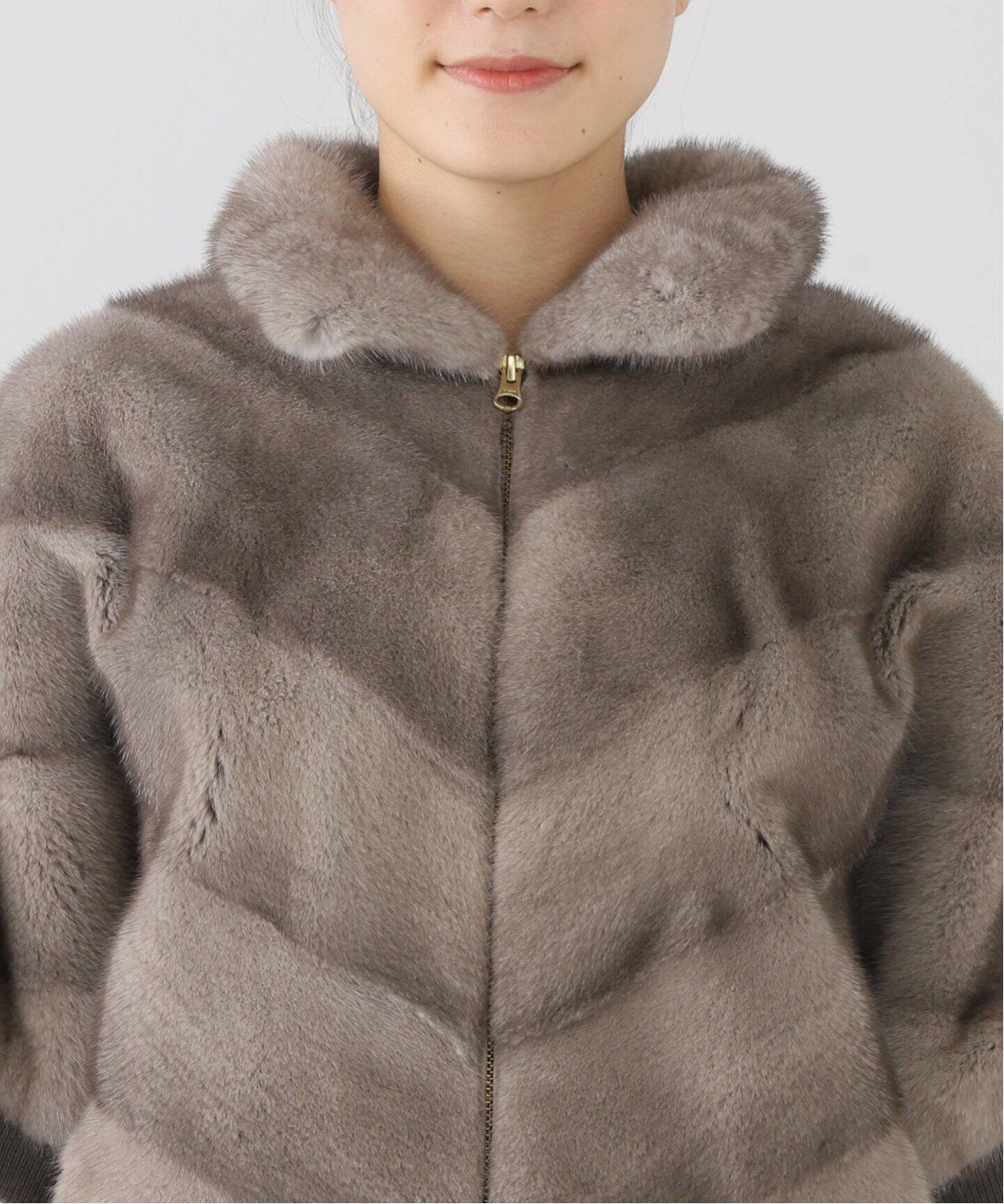 MINK ZIP BLOUSON（その他ブルゾン／アウター）｜L