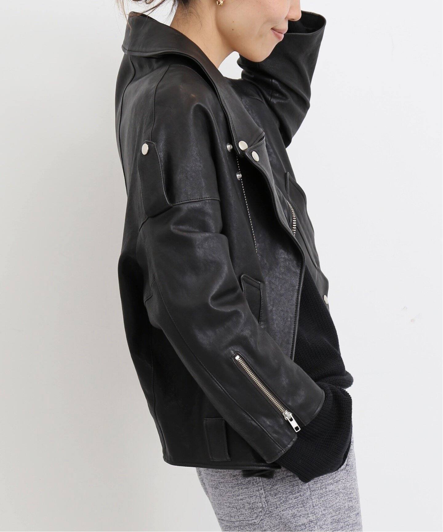 LISIERE Riders Jacket（レザージャケット）｜L 