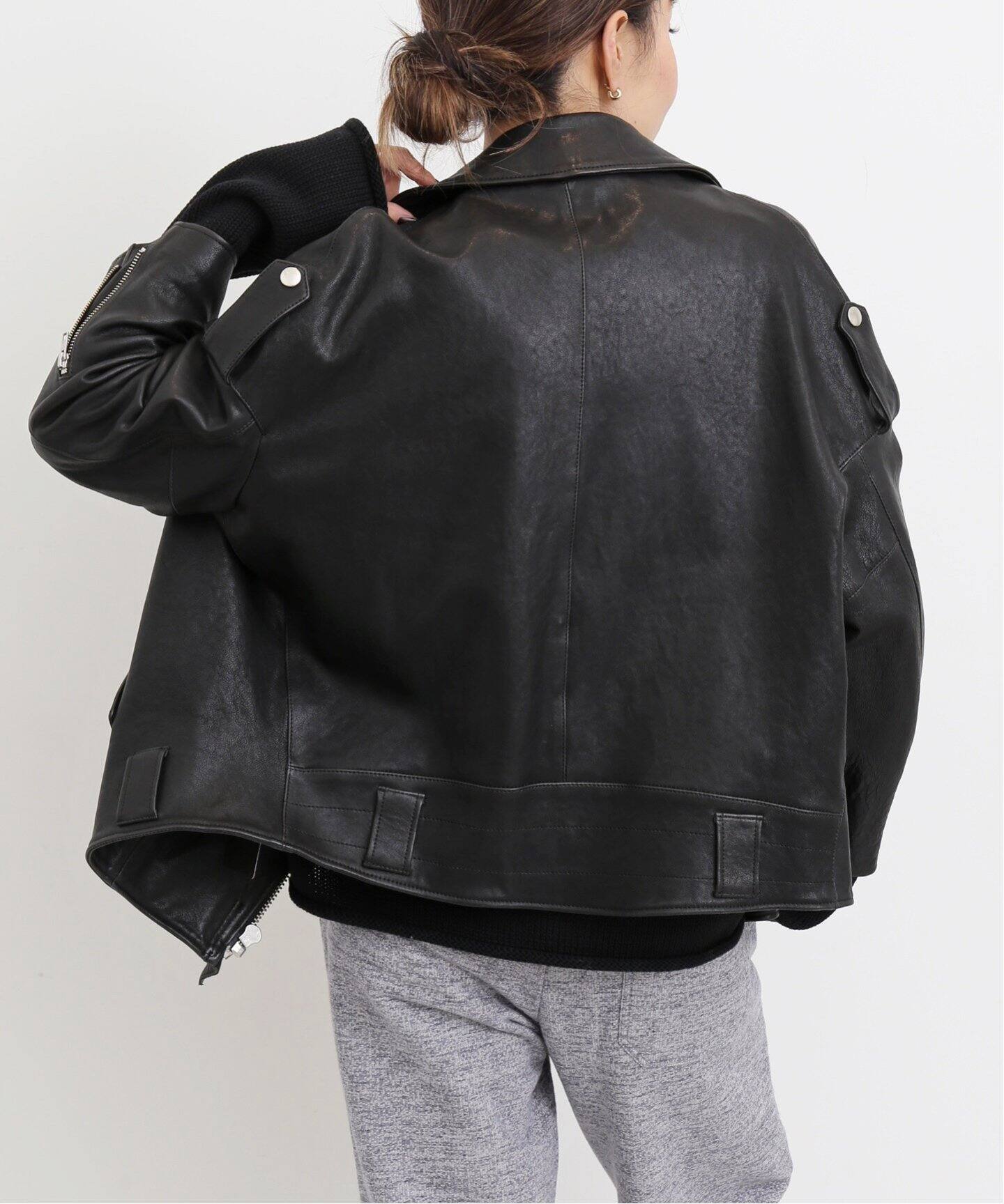 LISIERE Riders Jacket（レザージャケット）｜L 