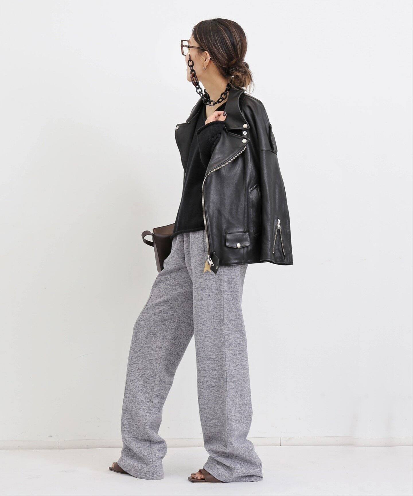 LISIERE Riders Jacket（レザージャケット）｜L