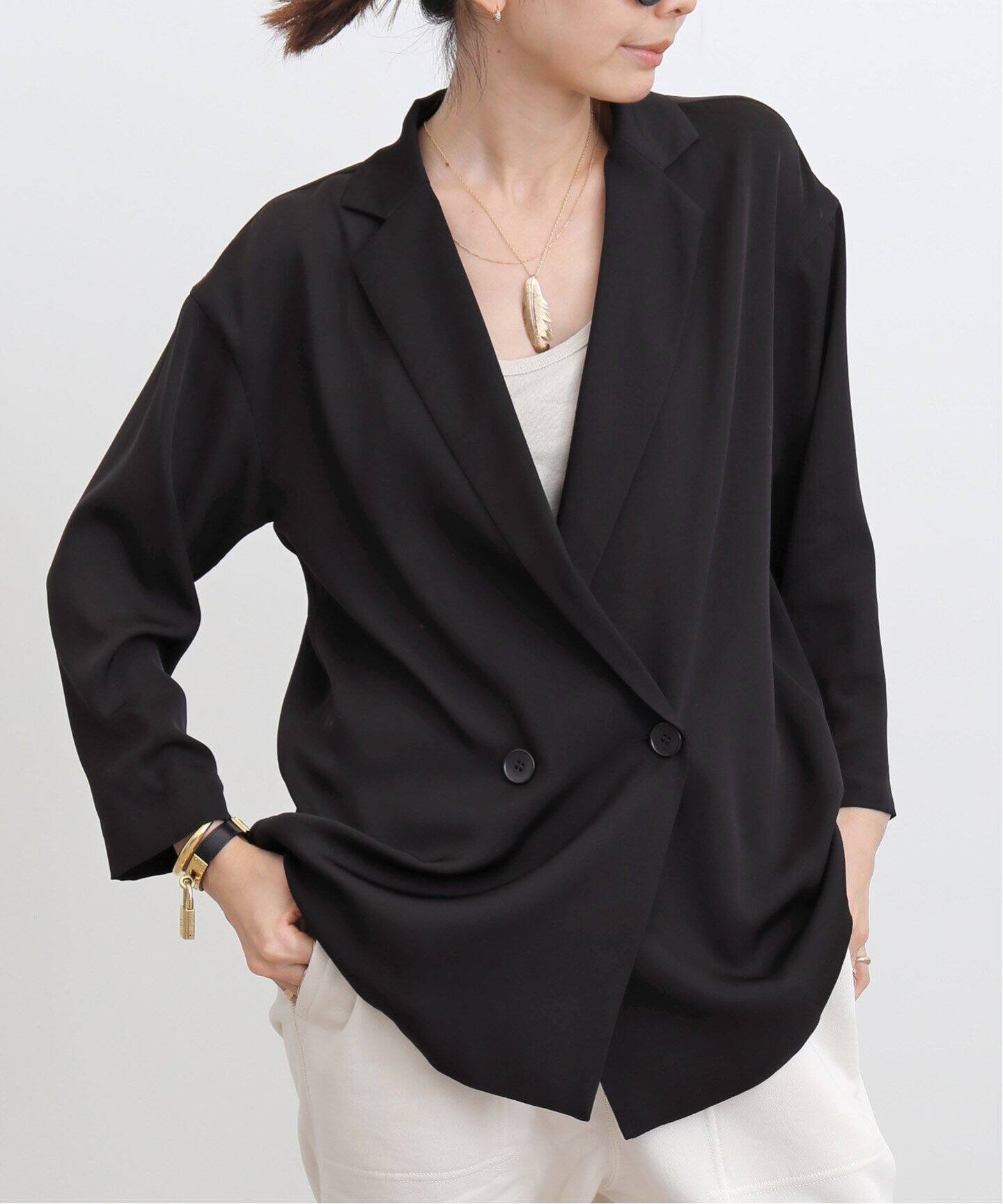 Washable Silk Jacket（その他ジャケット・スーツ）｜L